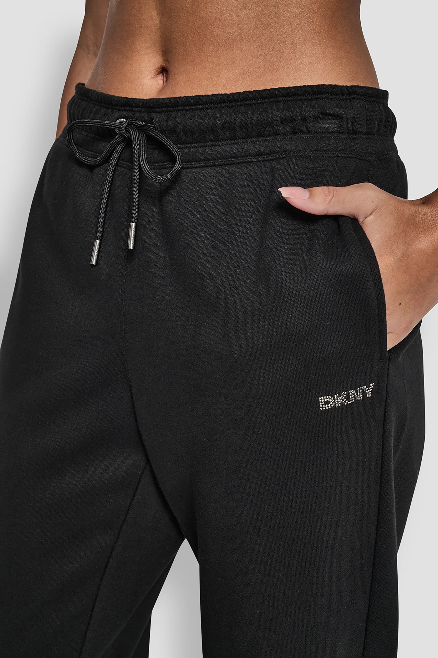 RHINESTONE LOGO CUFFED JOGGER - Image 4