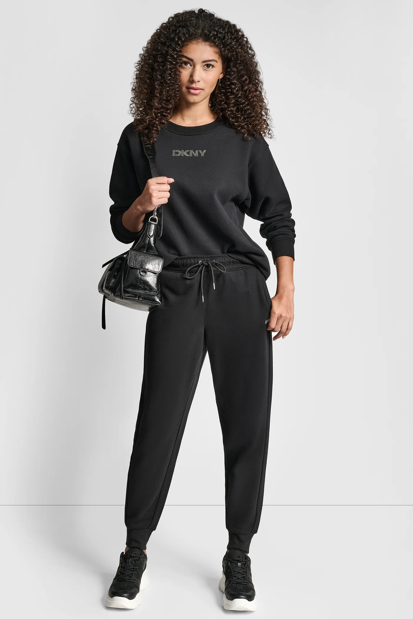 RHINESTONE LOGO CUFFED JOGGER - Image 6