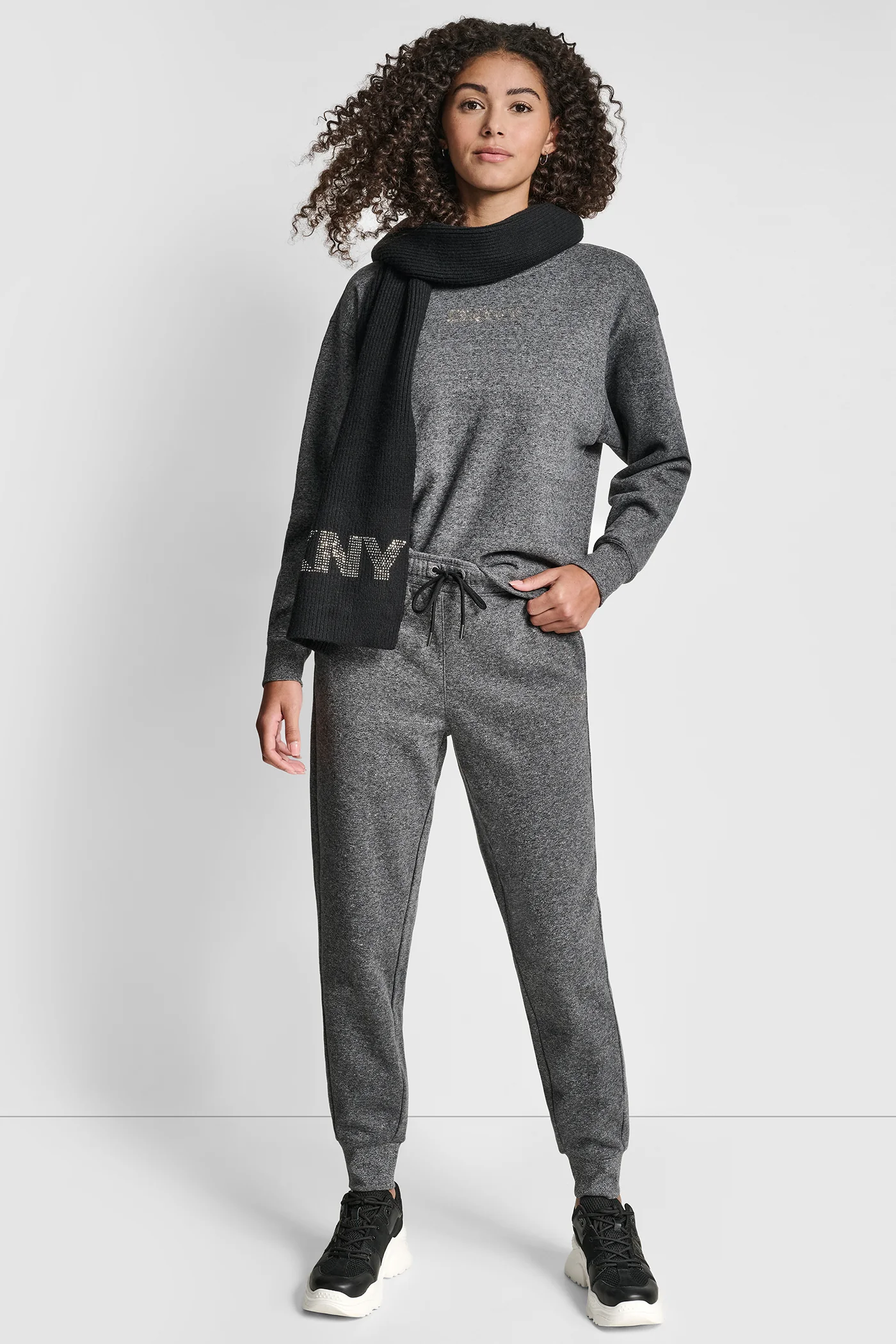 RHINESTONE LOGO CUFFED JOGGER - Image 6