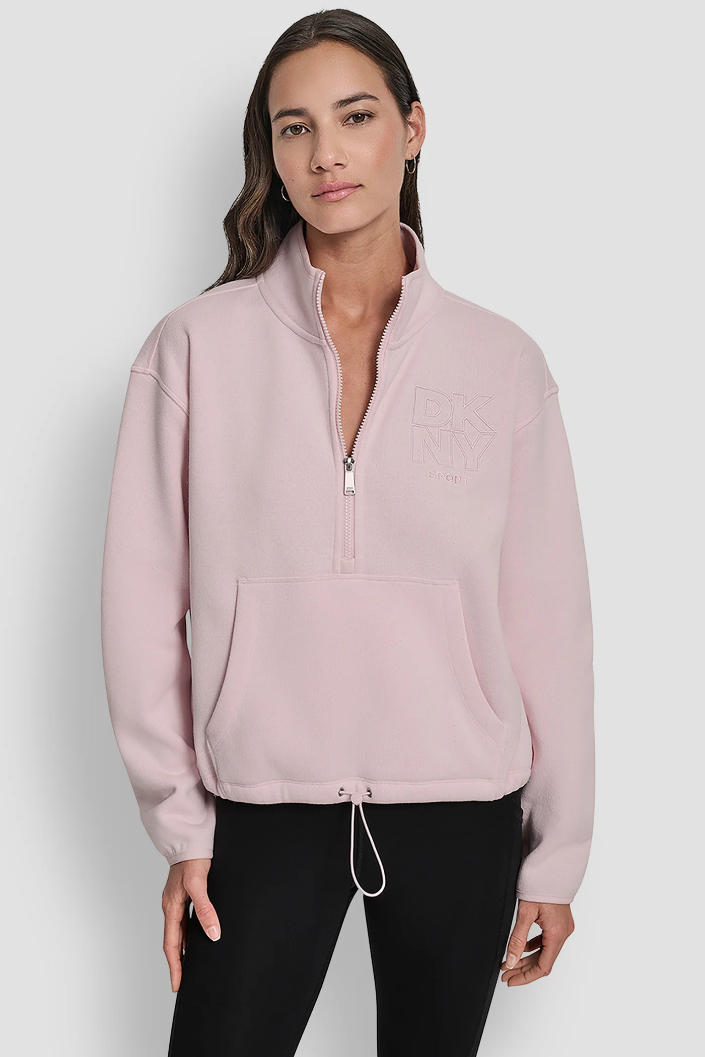 HALF ZIP LOGO PULLOVER