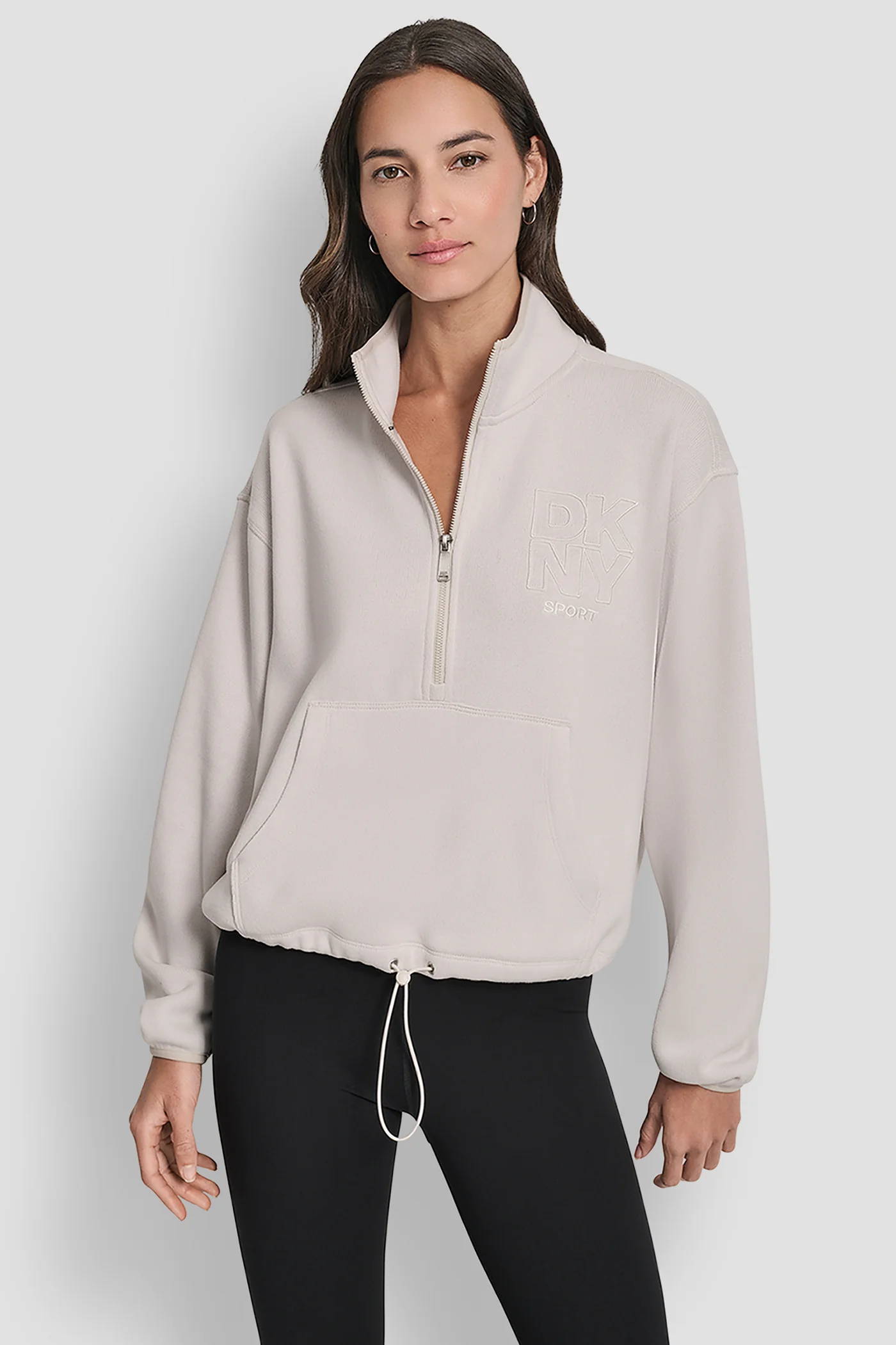 HALF ZIP LOGO PULLOVER