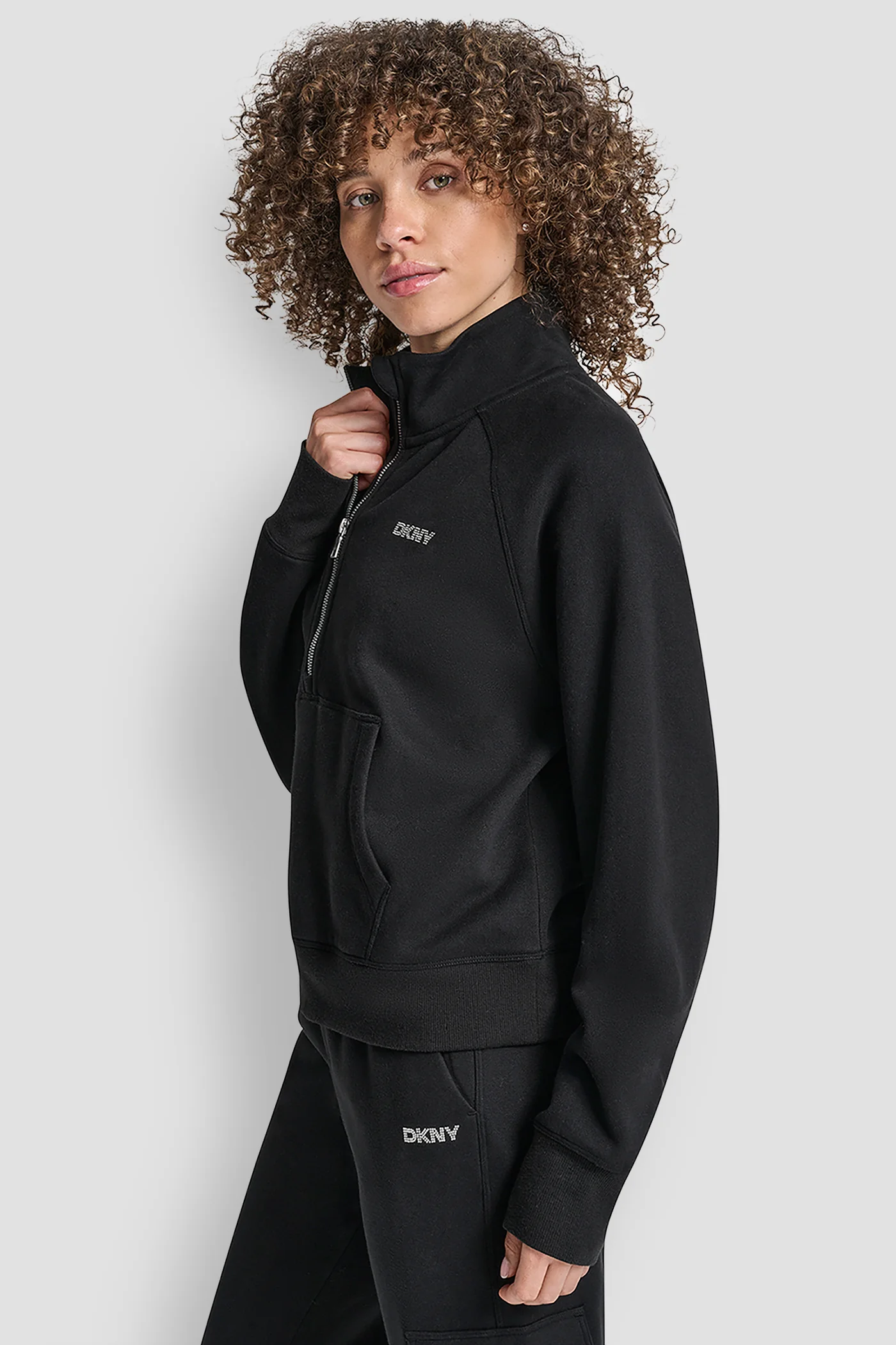 LOGO-EMBELLISHED HALF-ZIP SWEATSHIRT - Image 3