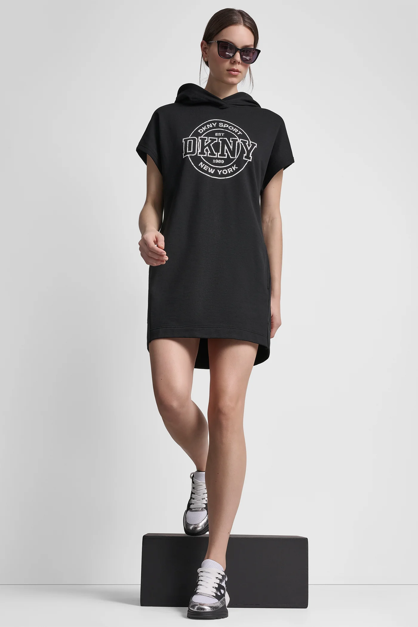 LOGO MINI HOODIE DRESS - Image 7