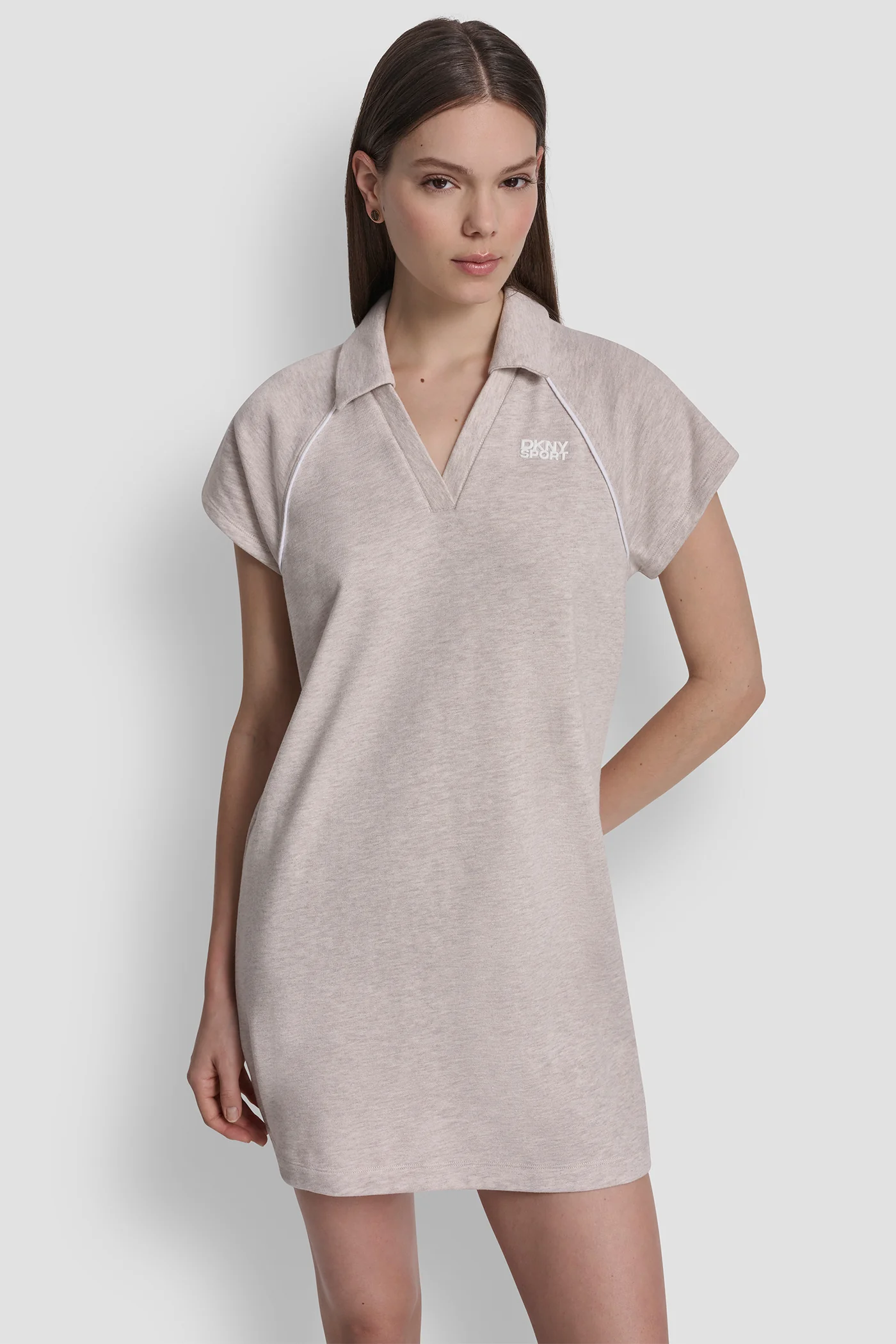 SHORT SLEEVE LOGO MINI POLO DRESS - Image 3