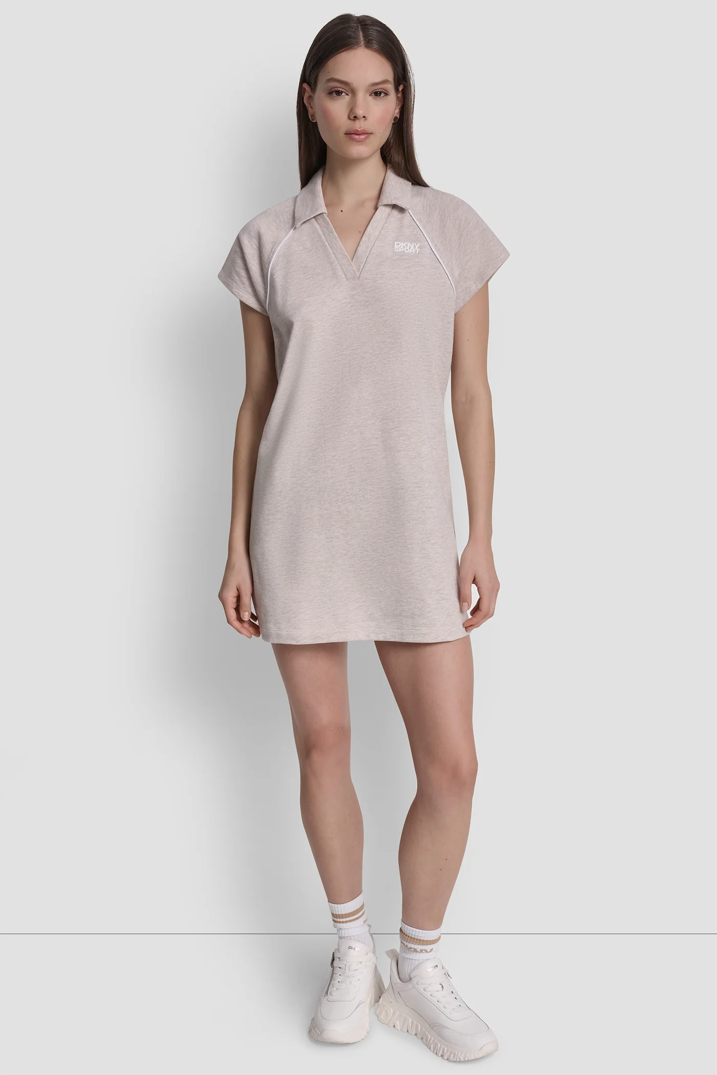 SHORT SLEEVE LOGO MINI POLO DRESS - Image 6