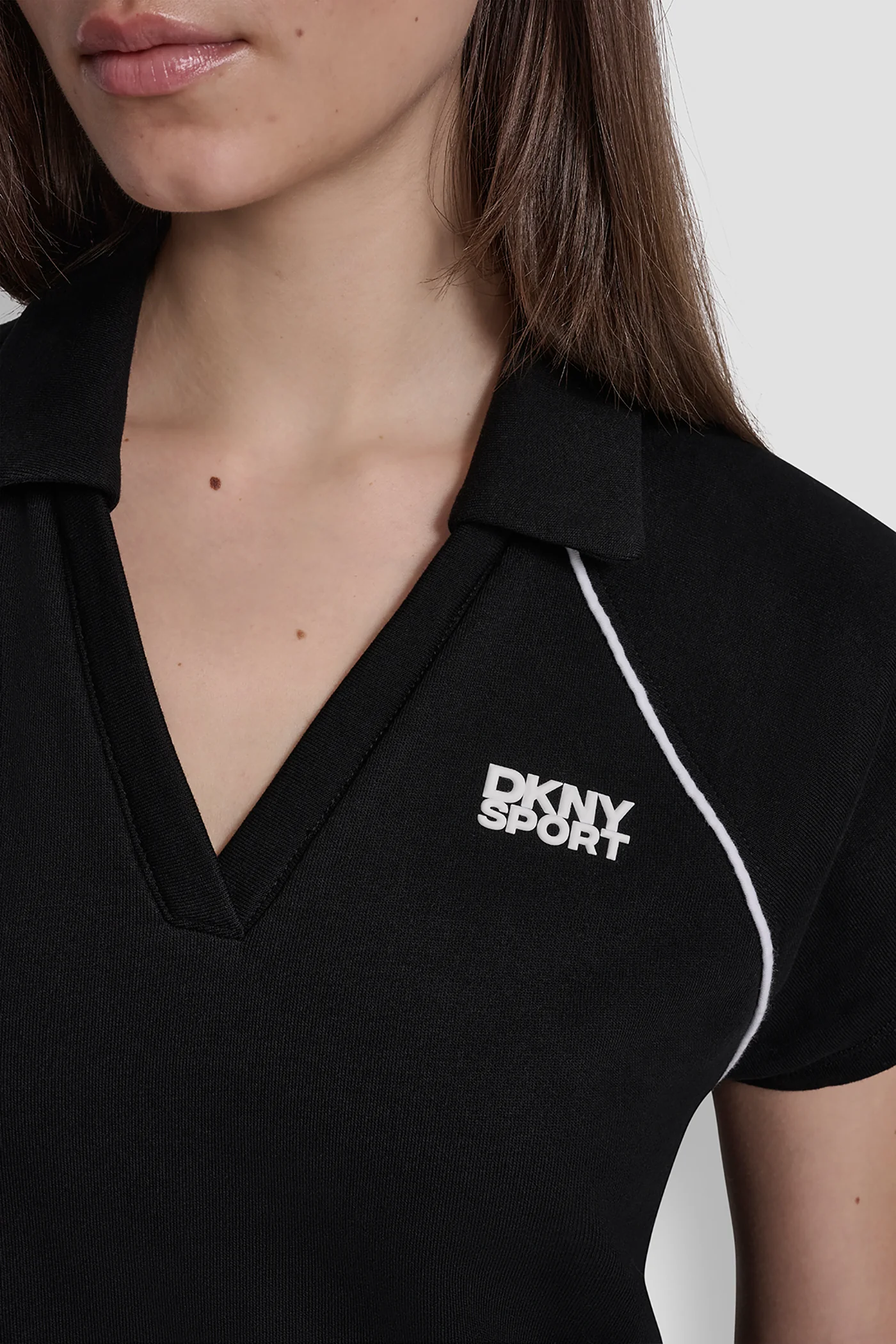 SHORT SLEEVE LOGO MINI POLO DRESS - Image 5