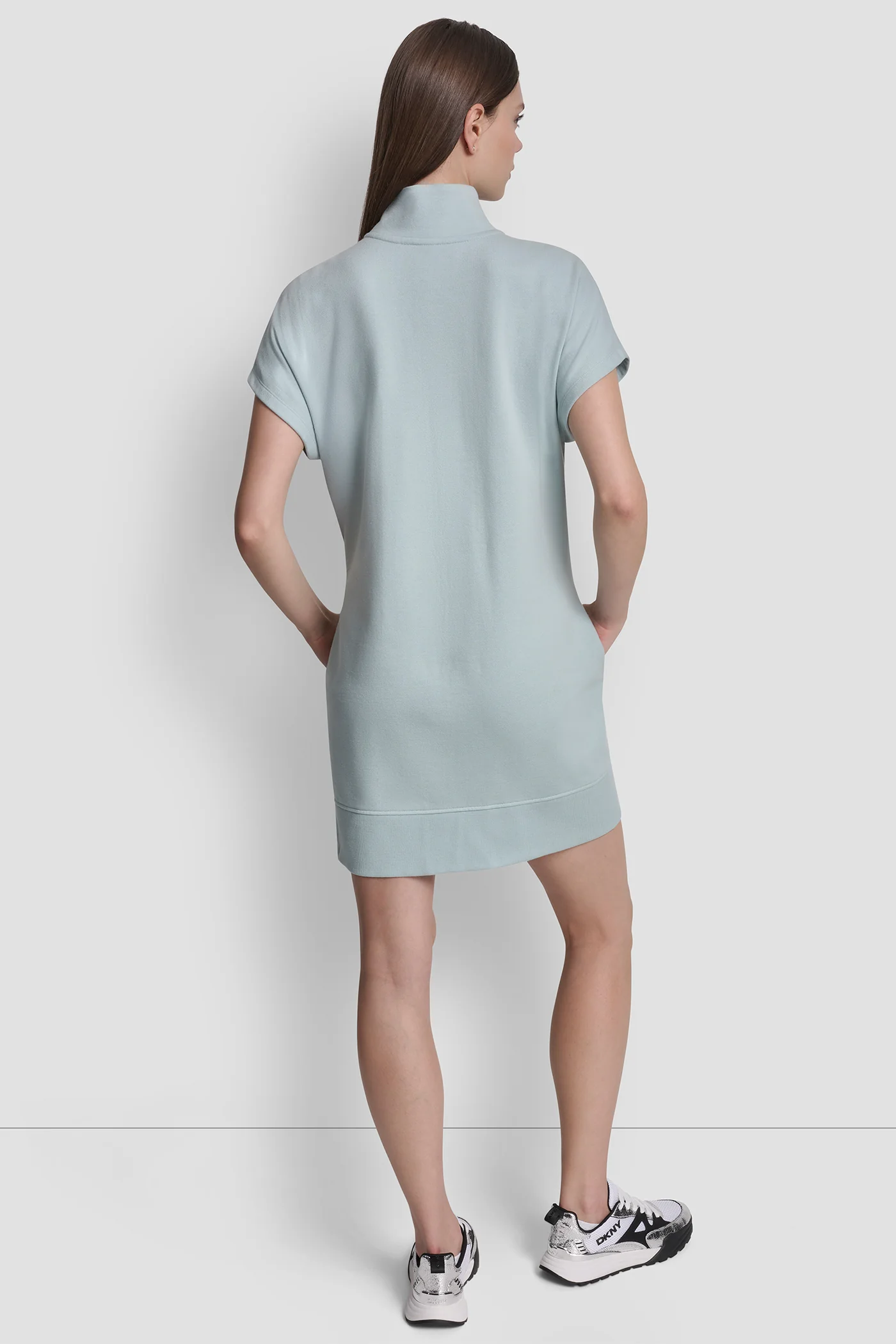 METALLIC BUBBLE LOGO SNEAKER DRESS - Image 2