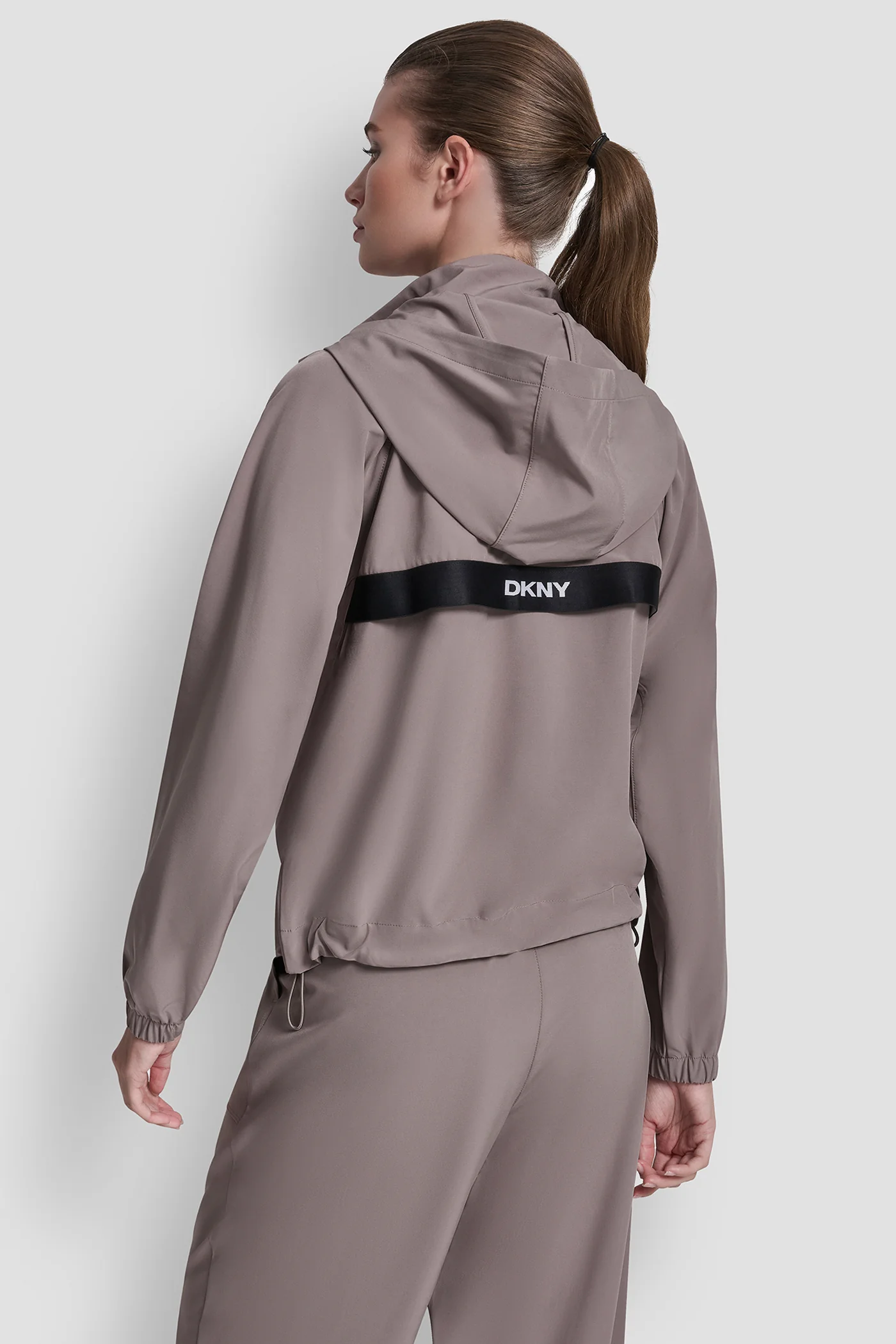 LOGO HOODED SHORT JACKET - Image 3