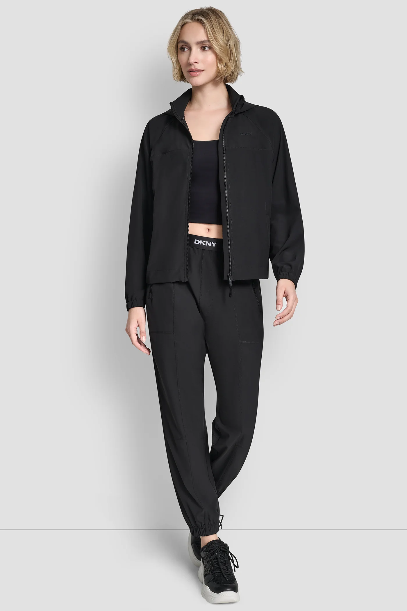 LOGO HOODED SHORT JACKET - Image 2