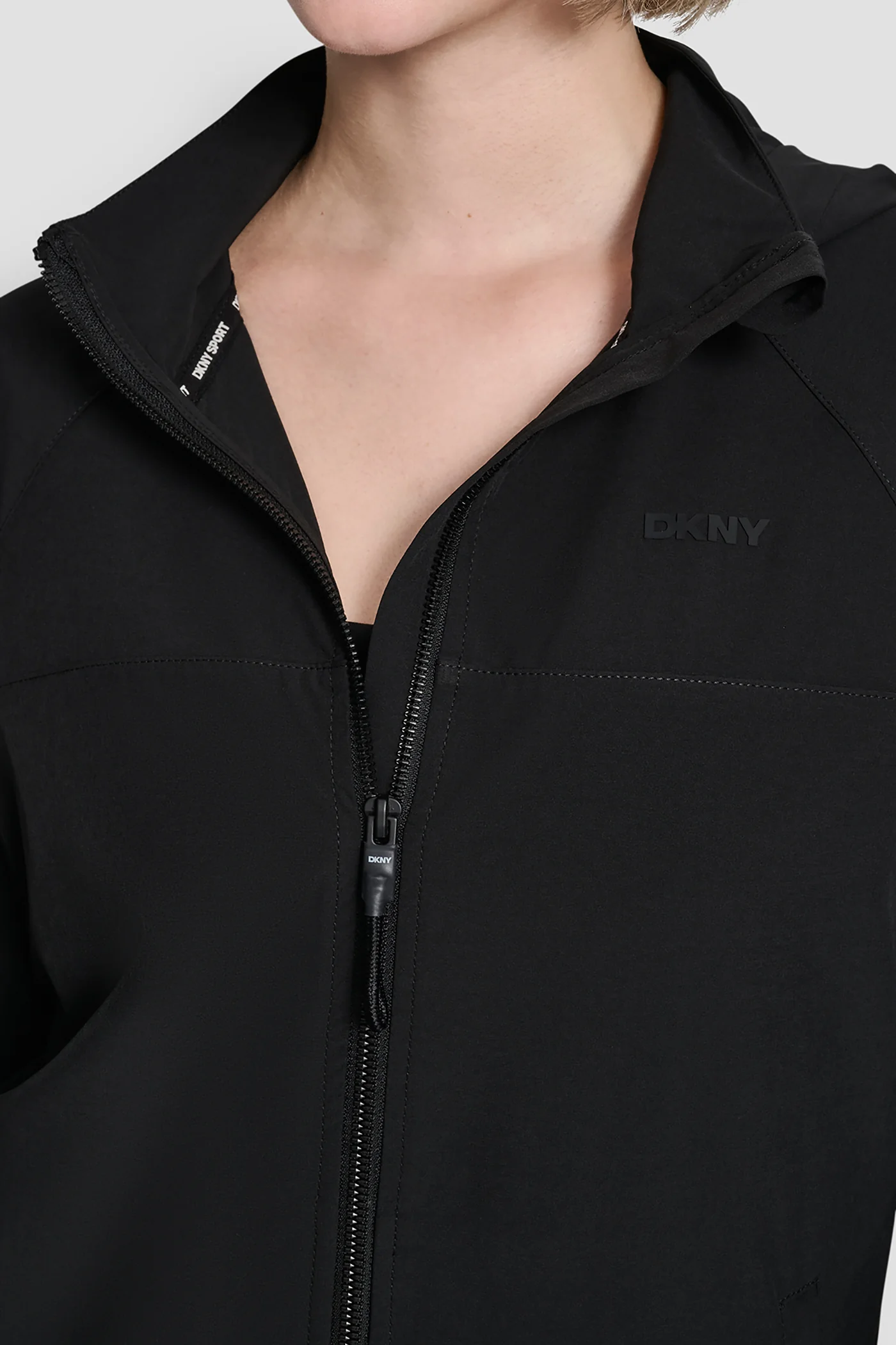 LOGO HOODED SHORT JACKET - Image 4