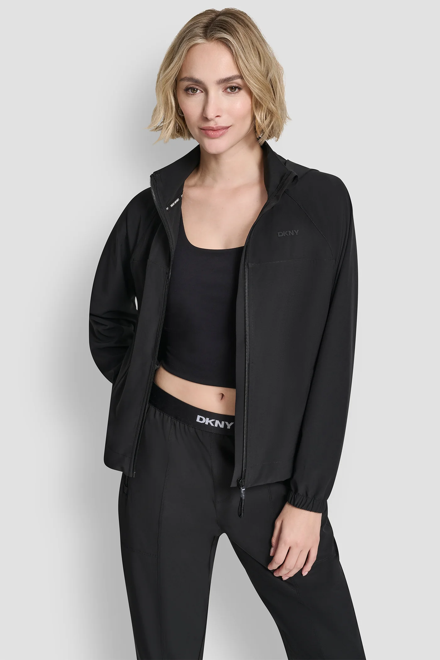 LOGO HOODED SHORT JACKET - Image 7