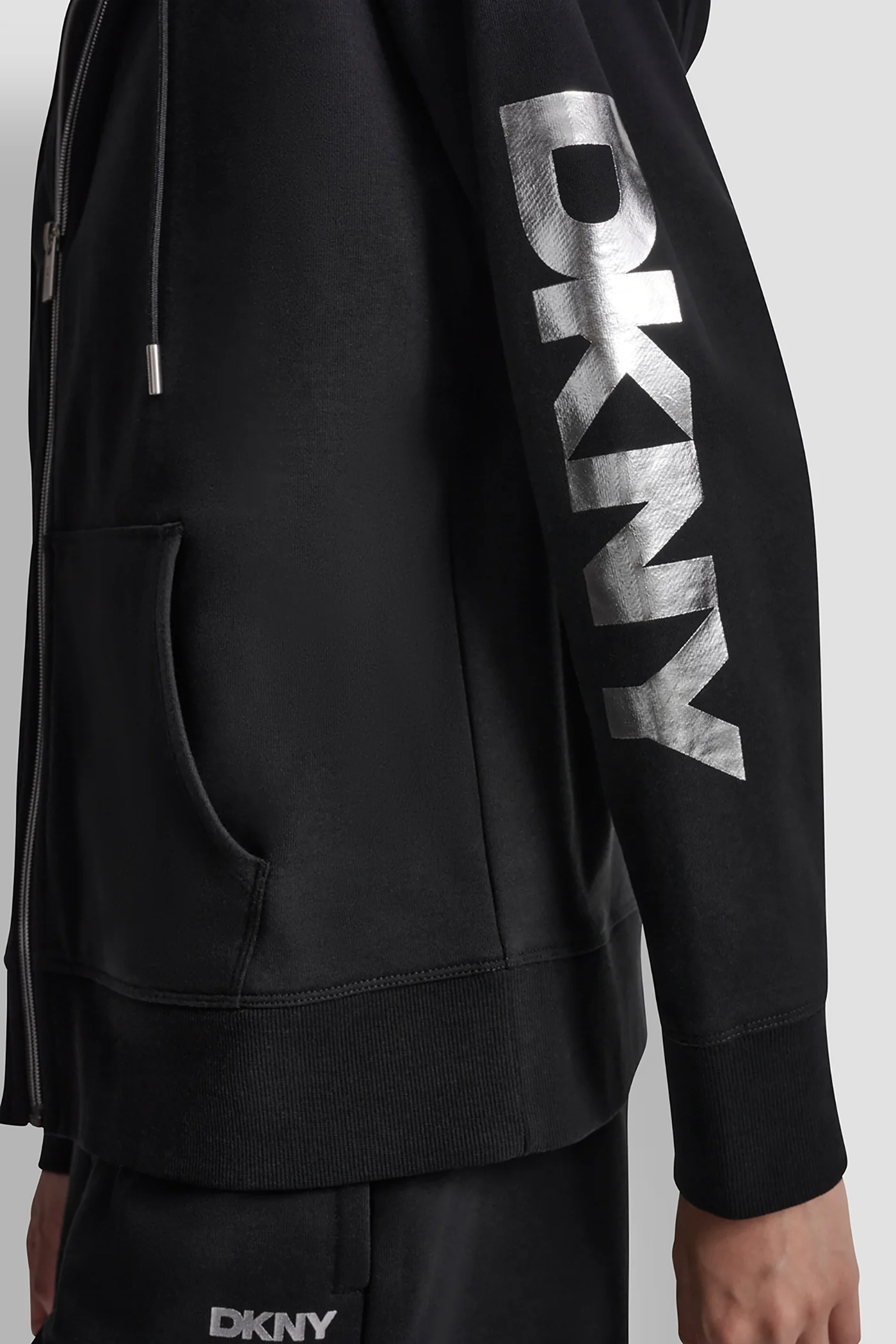 FOIL LOGO FULL-ZIP HOODIE - Image 7