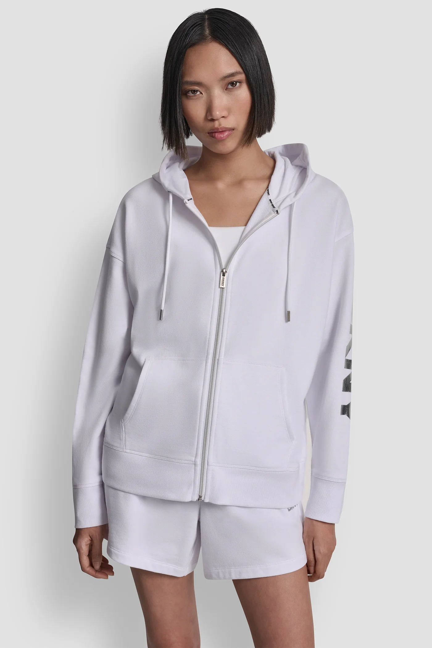 FOIL LOGO FULL-ZIP HOODIE - Image 4