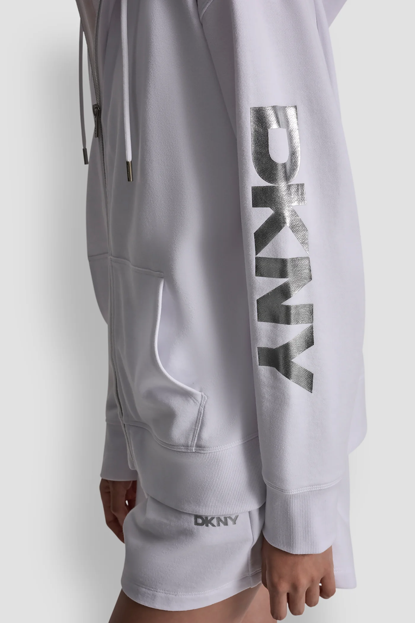 FOIL LOGO FULL-ZIP HOODIE - Image 6