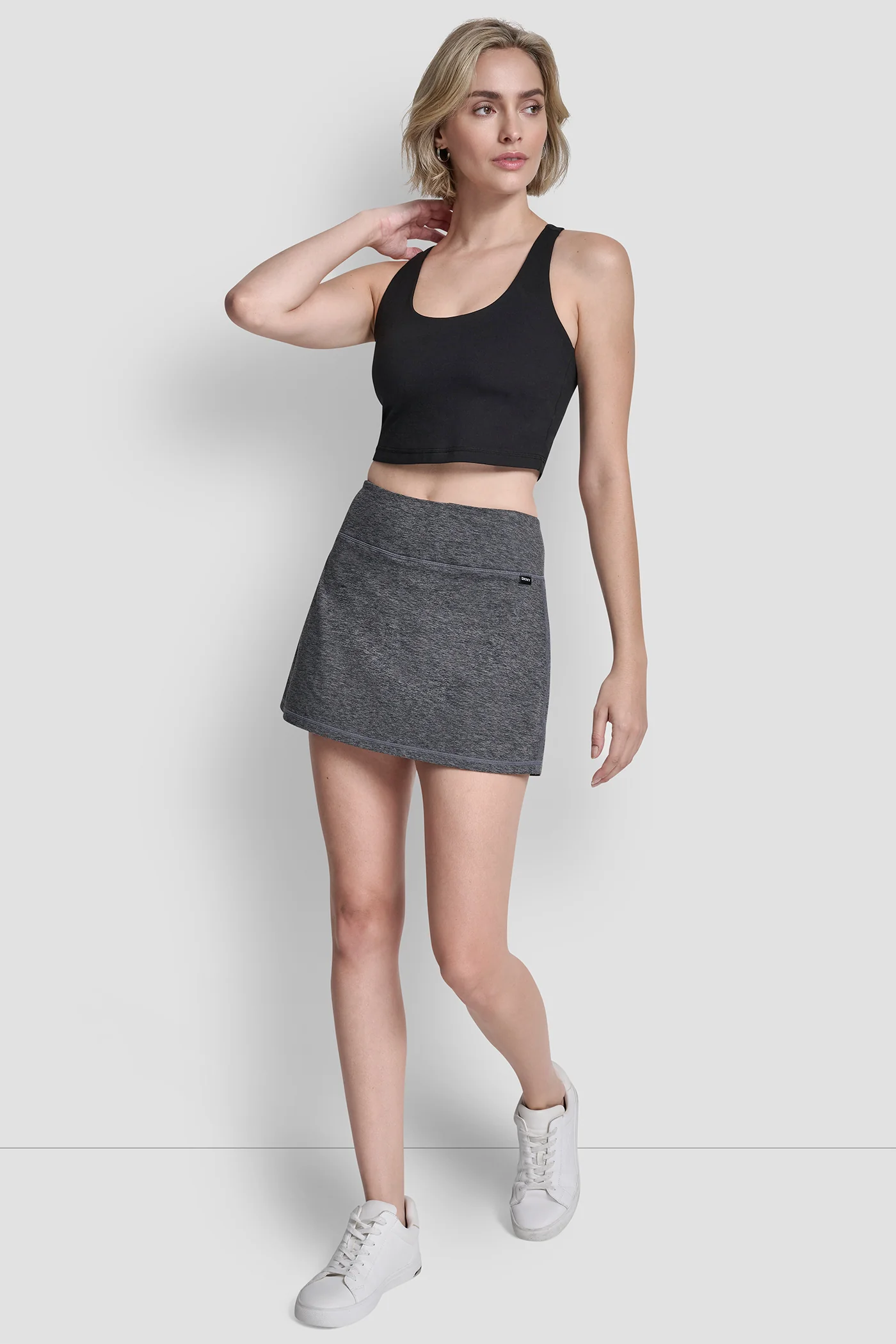 SPACEDYE SKORT WITH BUILT IN BIKE SHORT - Image 8
