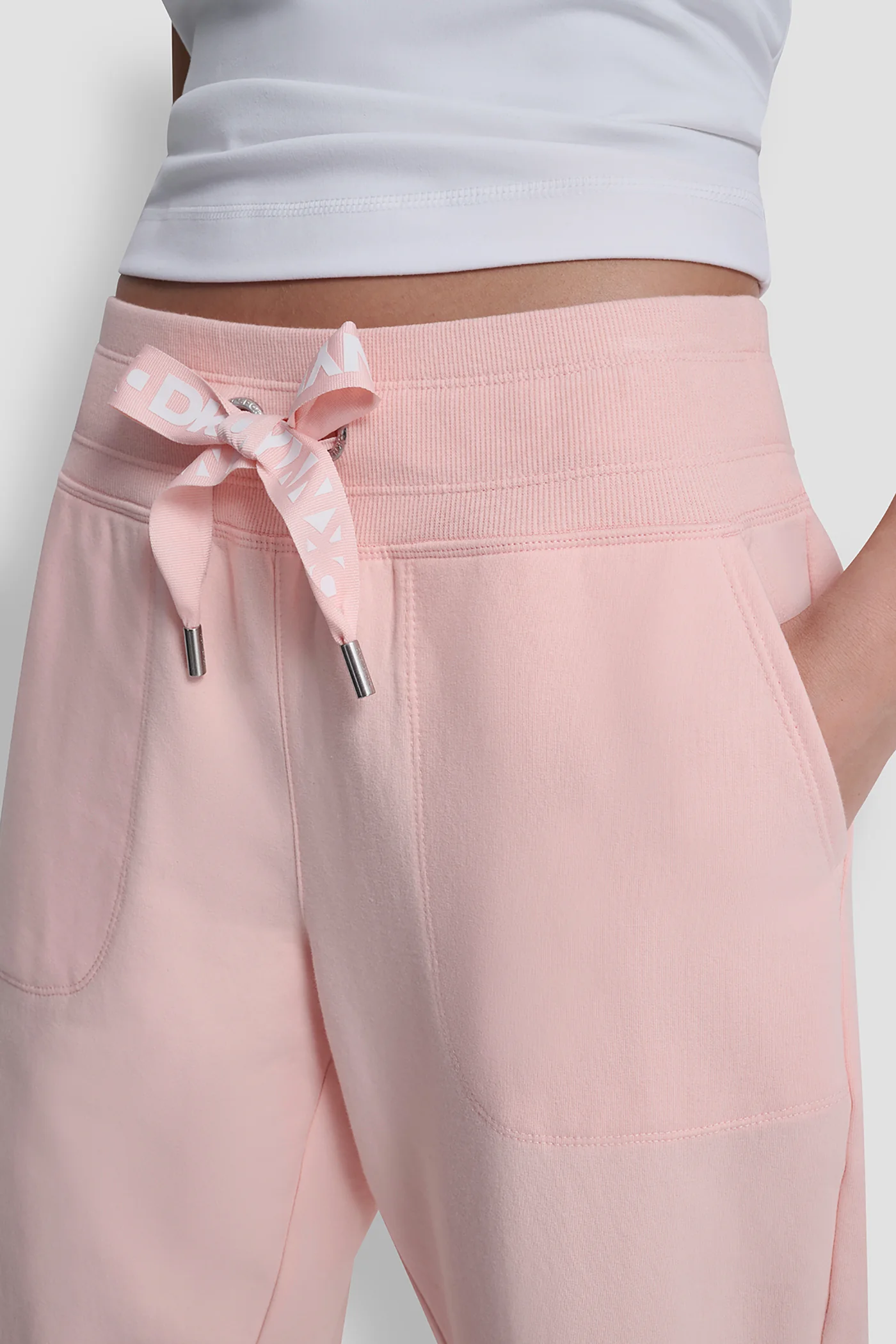 TWO TONE LOGO DRAWCORD JOGGER - Image 5