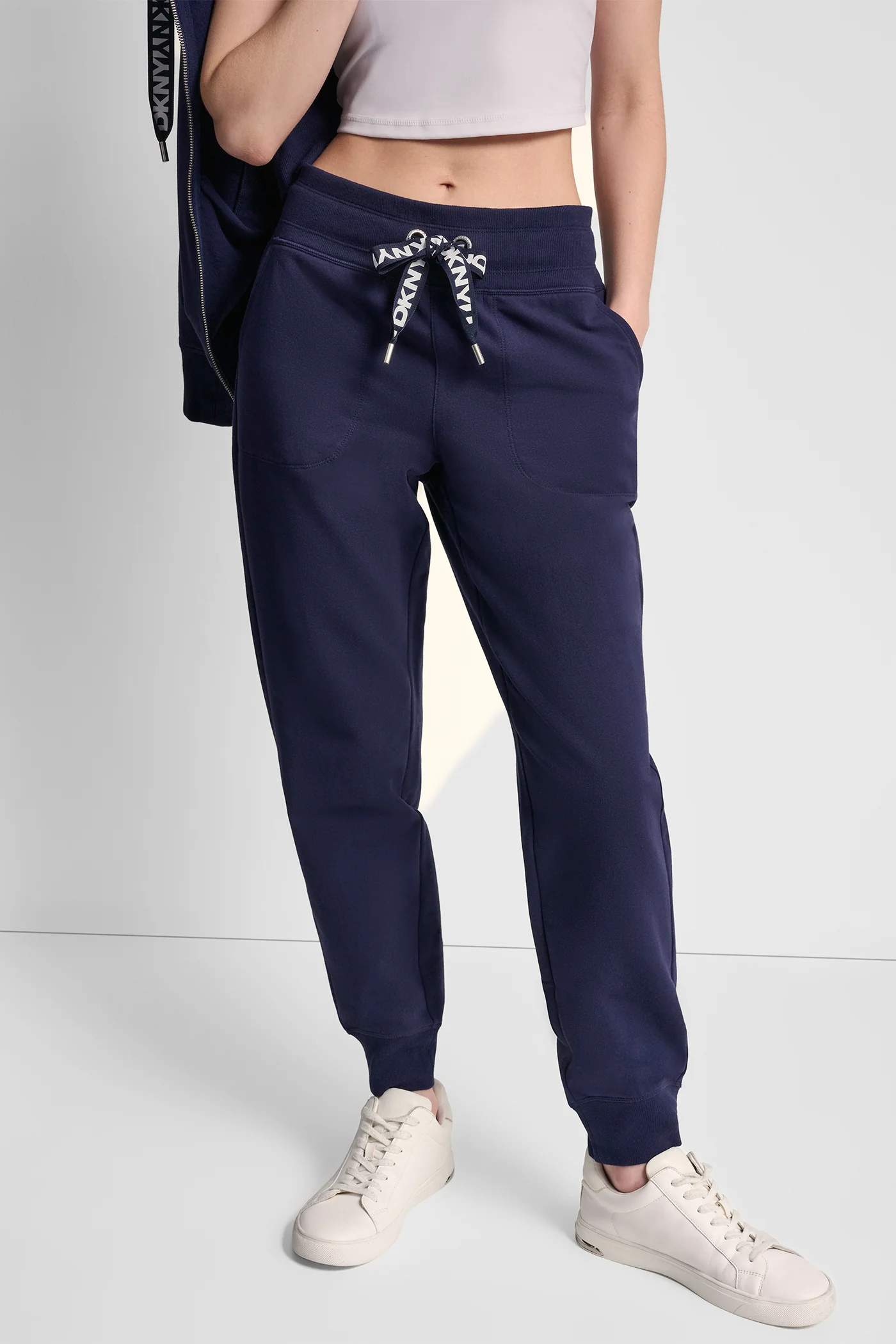 TWO TONE LOGO DRAWCORD JOGGER - Image 4