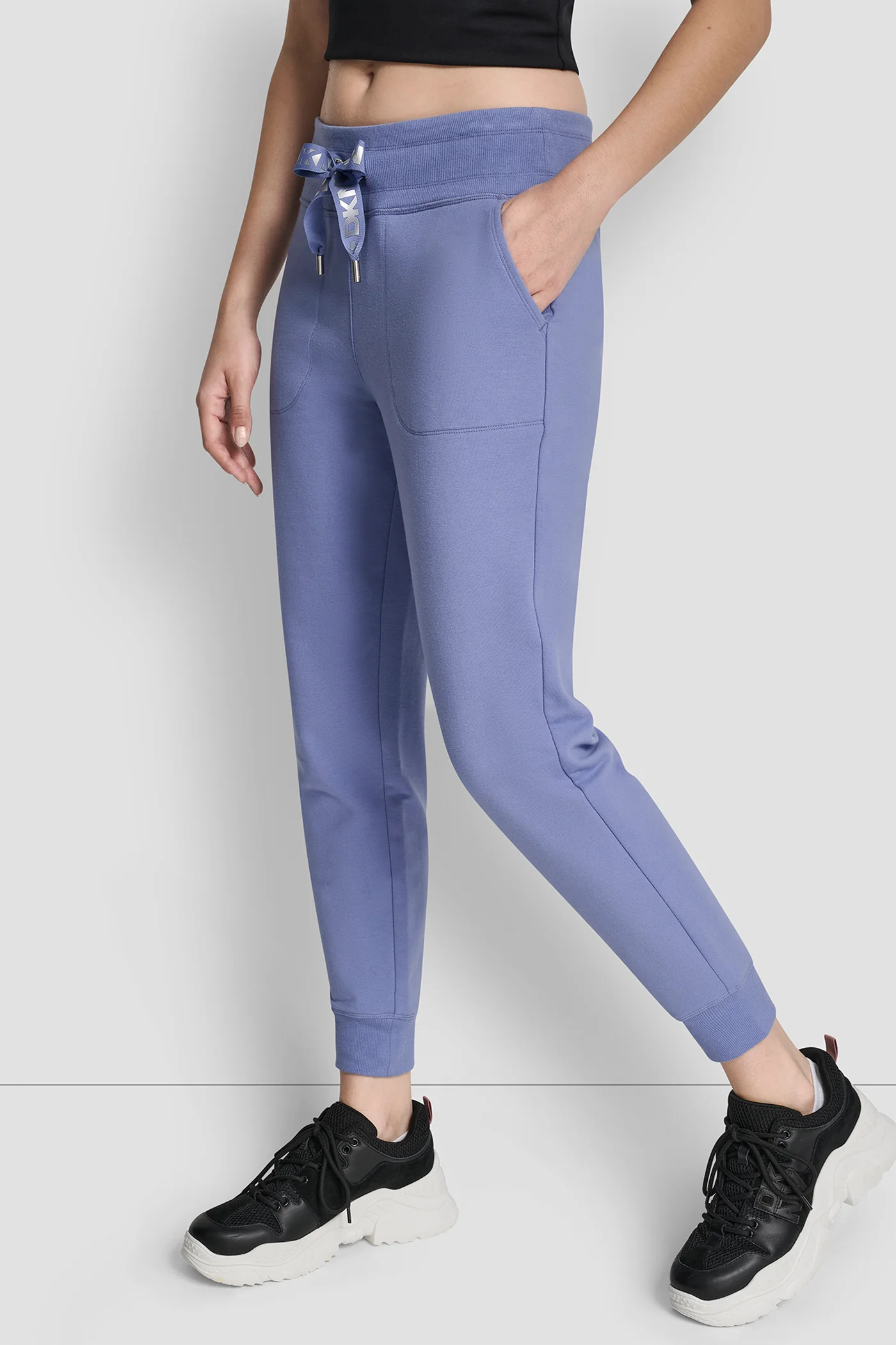 TWO TONE LOGO DRAWCORD JOGGER - Image 4