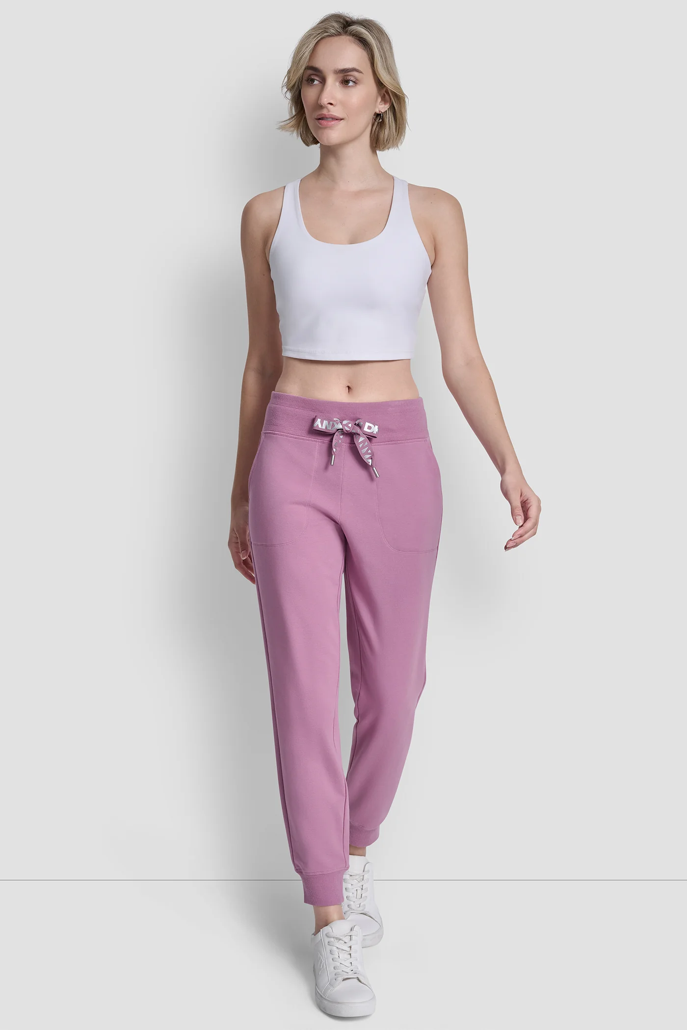 TWO TONE LOGO DRAWCORD JOGGER - Image 4