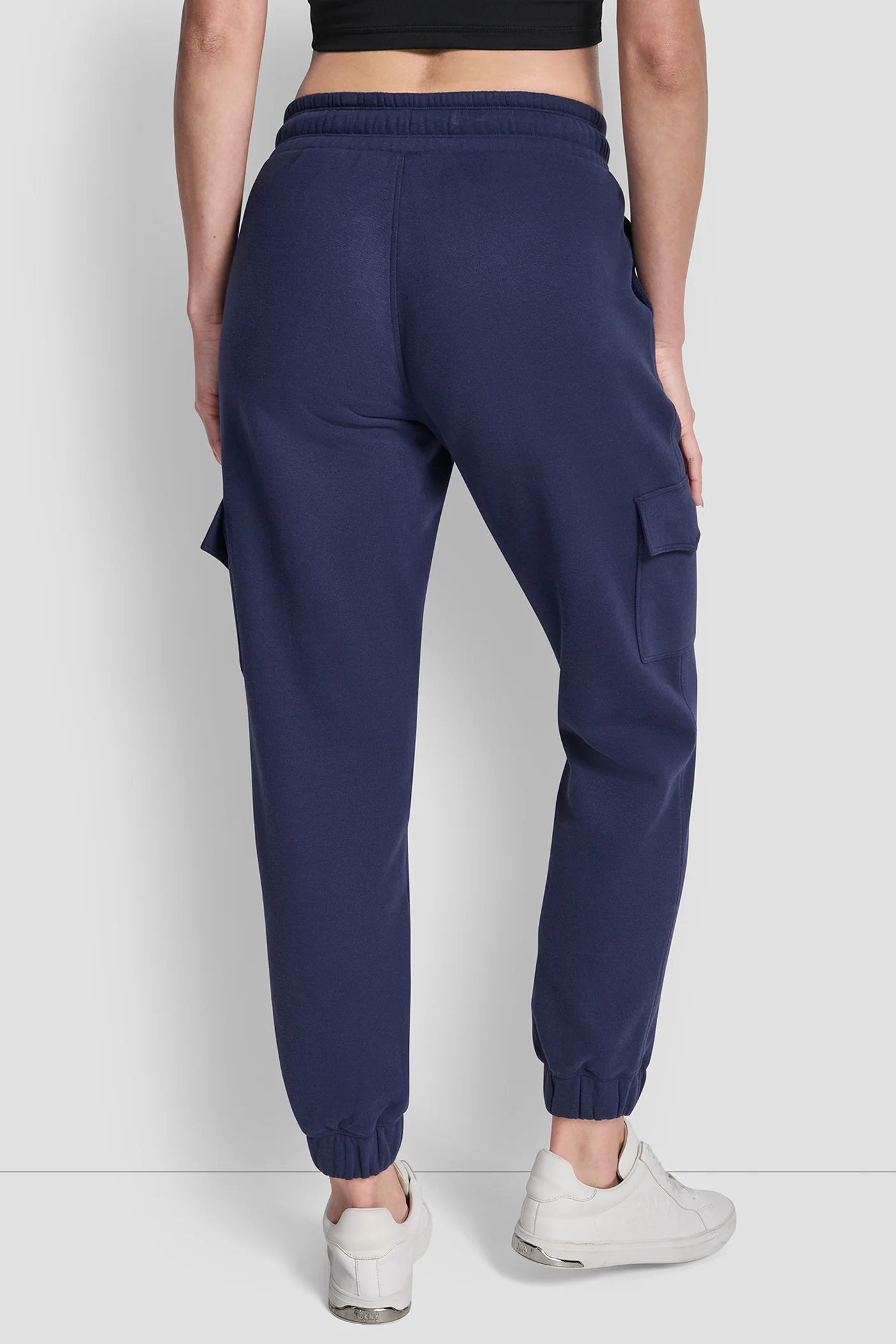 METALLIC BUBBLE LOGO SLIM FIT FLEECE CARGO JOGGER - Image 2