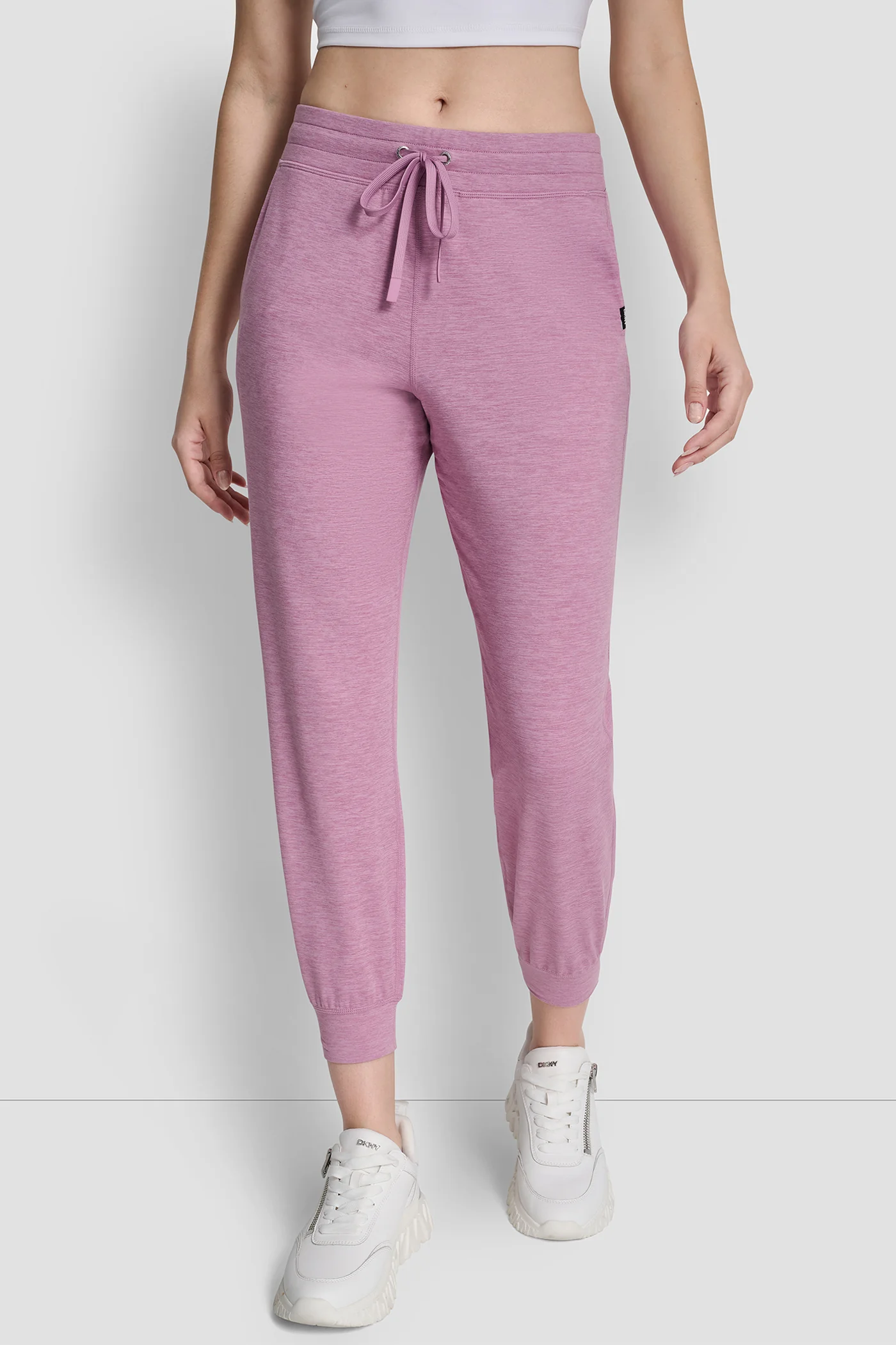 CROPPED HIGH-RISE SLIM JOGGER