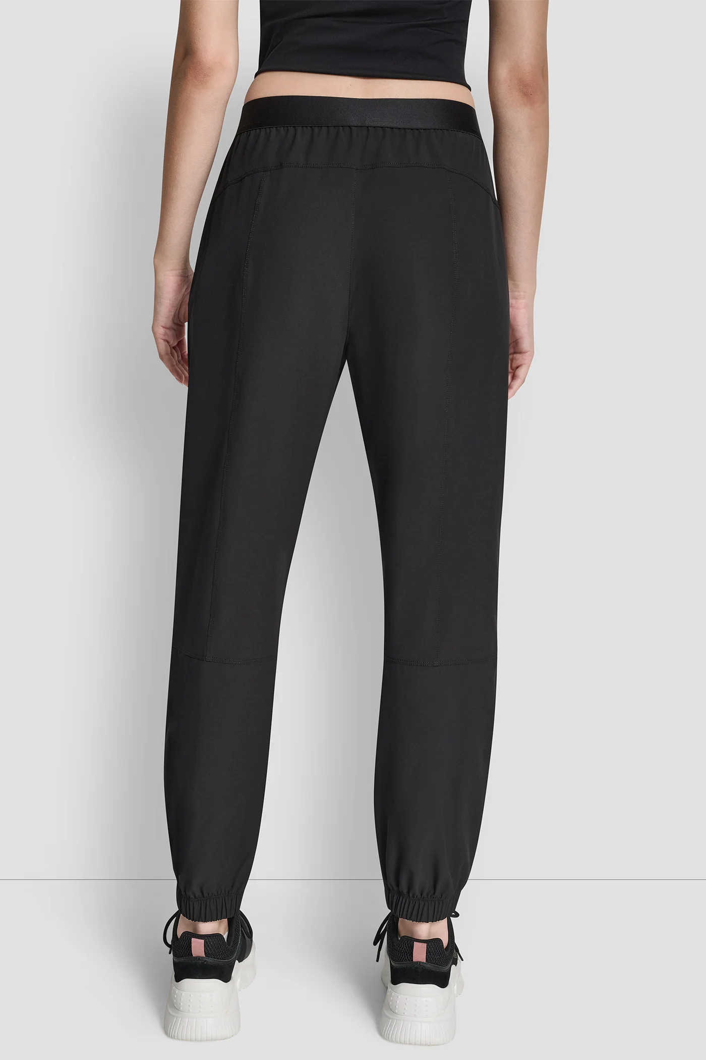 EXTRA HIGH-RISE LOGO-WAIST WIDE-LEG JOGGER - Image 2