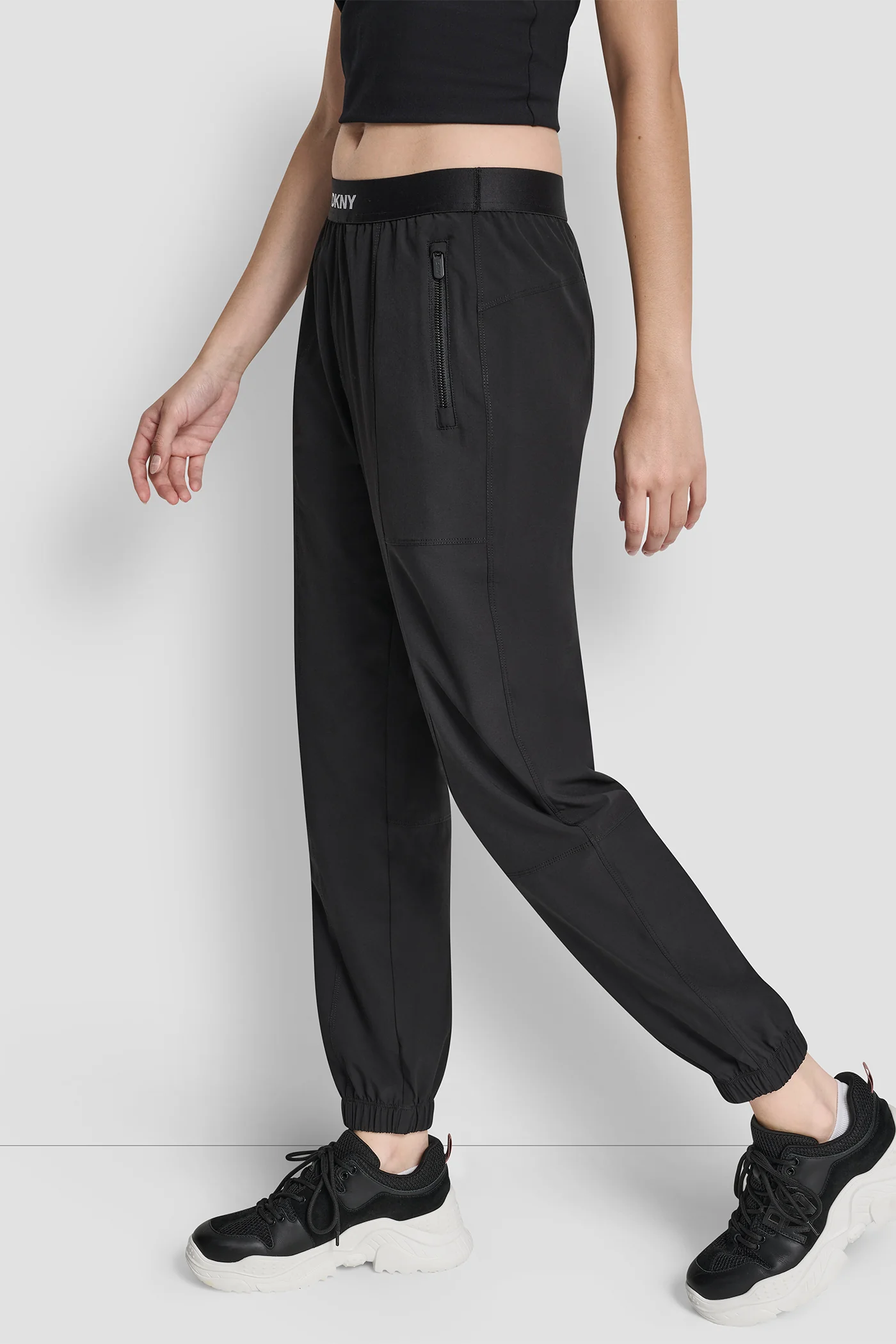 EXTRA HIGH-RISE LOGO-WAIST WIDE-LEG JOGGER - Image 3