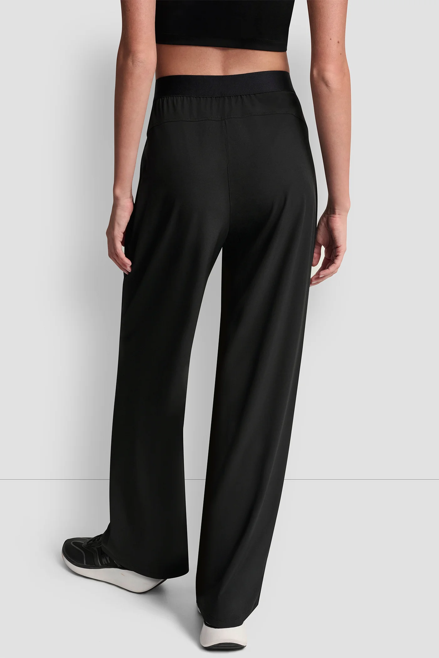 HIGH-RISE LOGO-WAIST WIDE-LEG PANT - Image 2