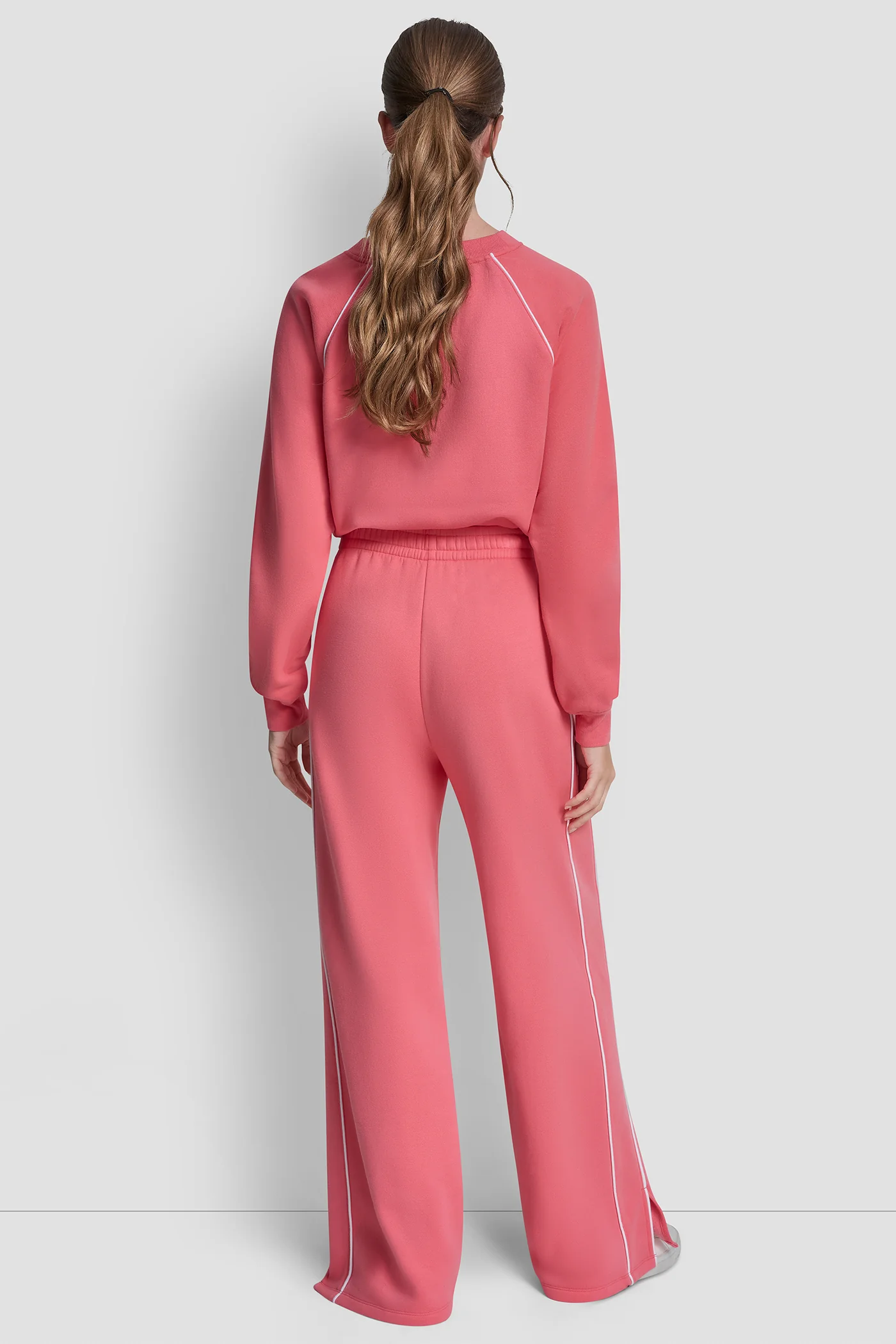 HIGH-RISE PIPED TRACK PANTS - Image 5