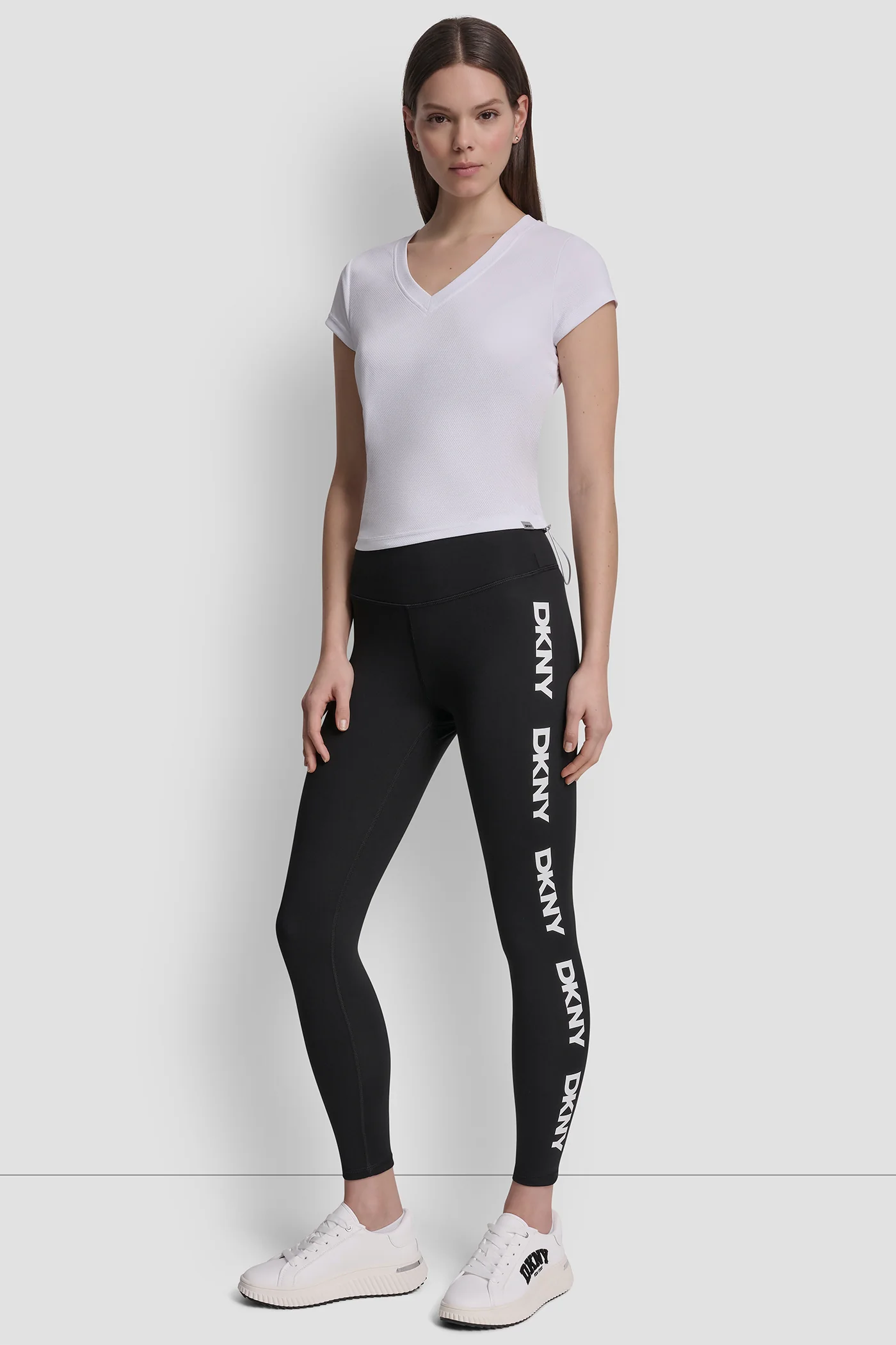 HIGH-RISE LOGO TRIM 7/8-LENGTH LEGGING - Image 4