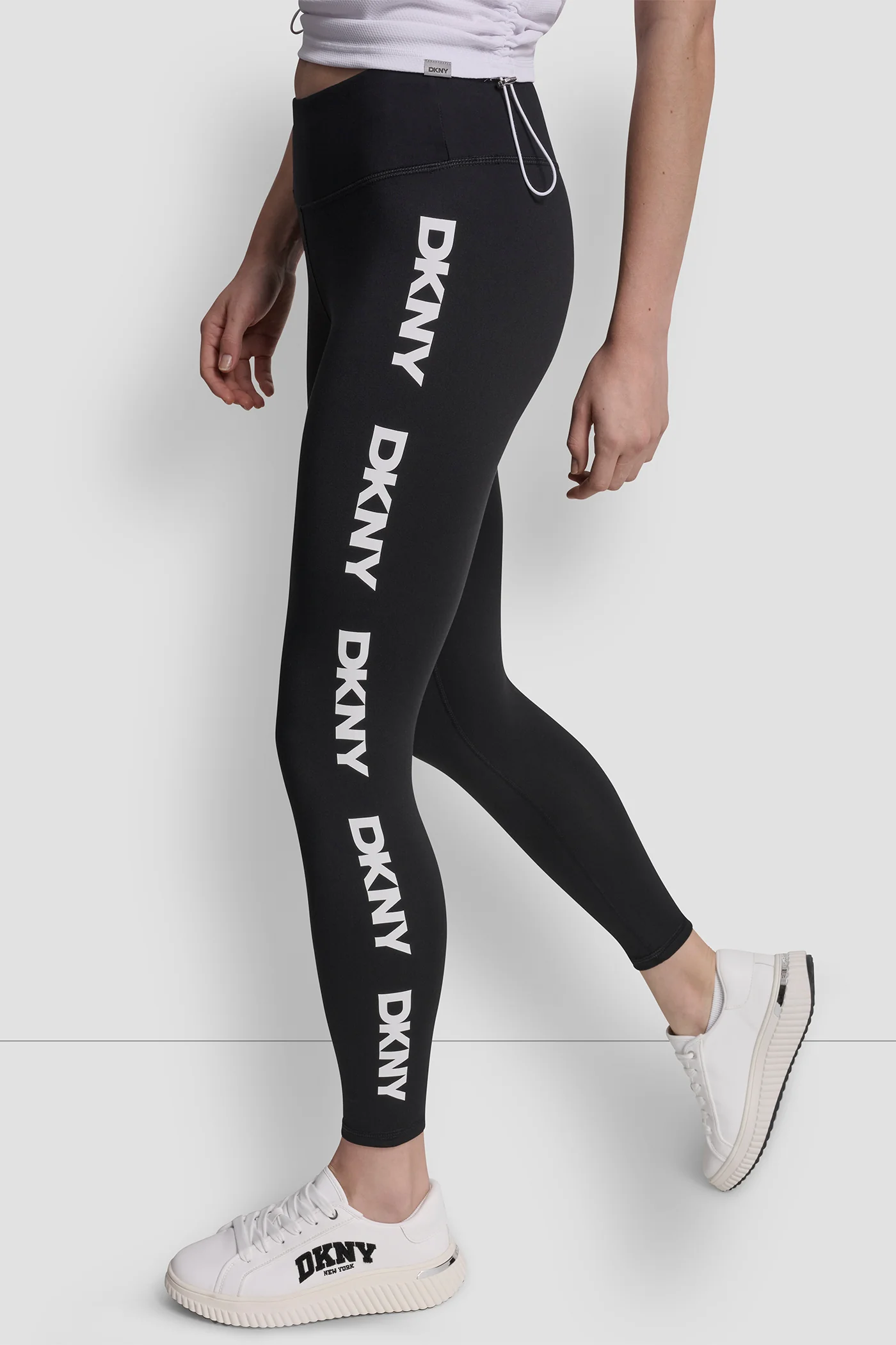 HIGH-RISE LOGO TRIM 7/8-LENGTH LEGGING - Image 5