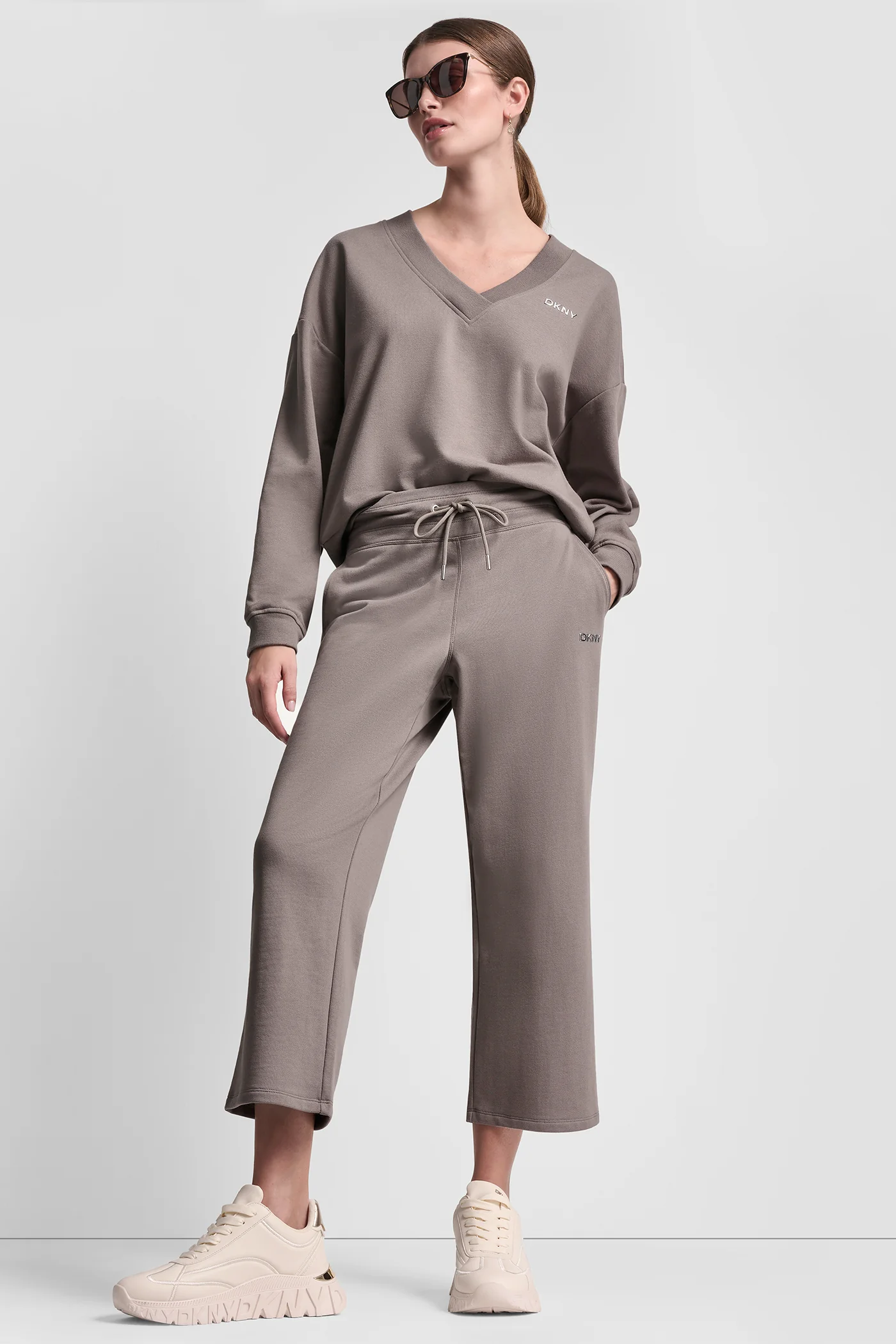 CROPPED HIGH-RISE PANTS