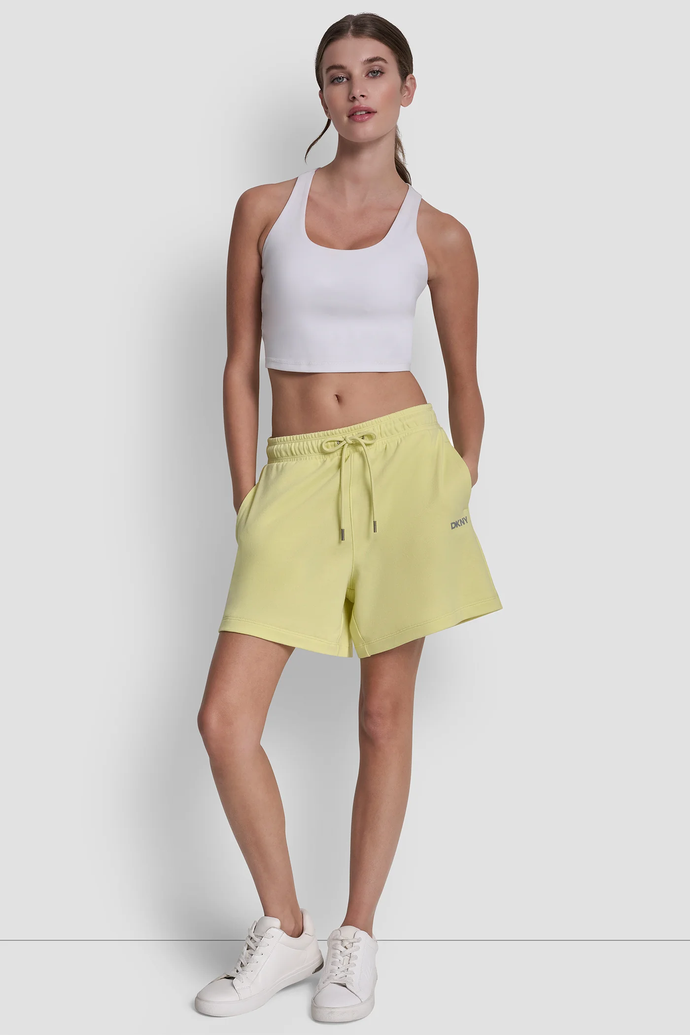 HIGH-RISE LOGO SWEAT SHORTS - Image 4