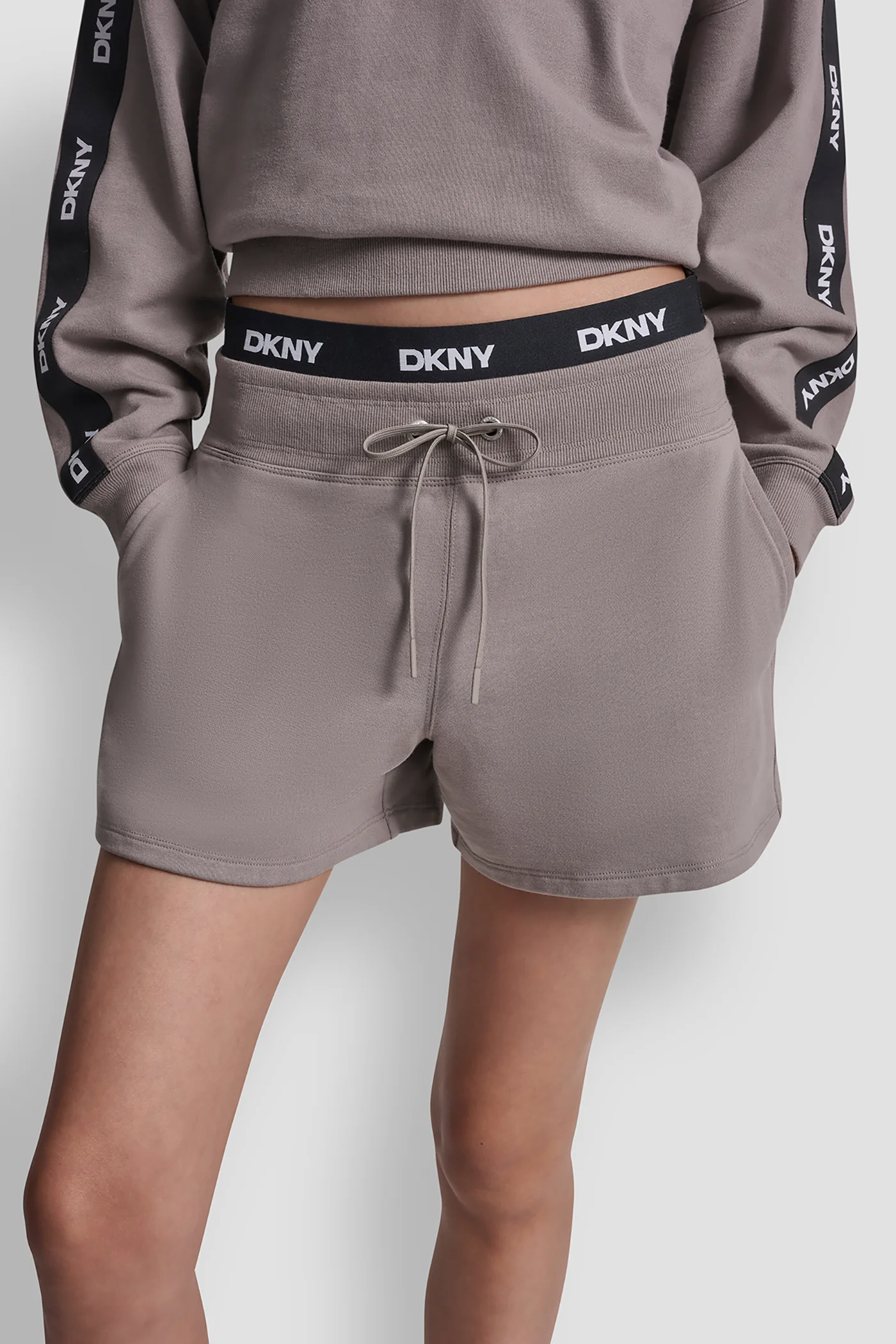 HIGH-RISE LOGO-WAIST SWEAT SHORTS - Image 6