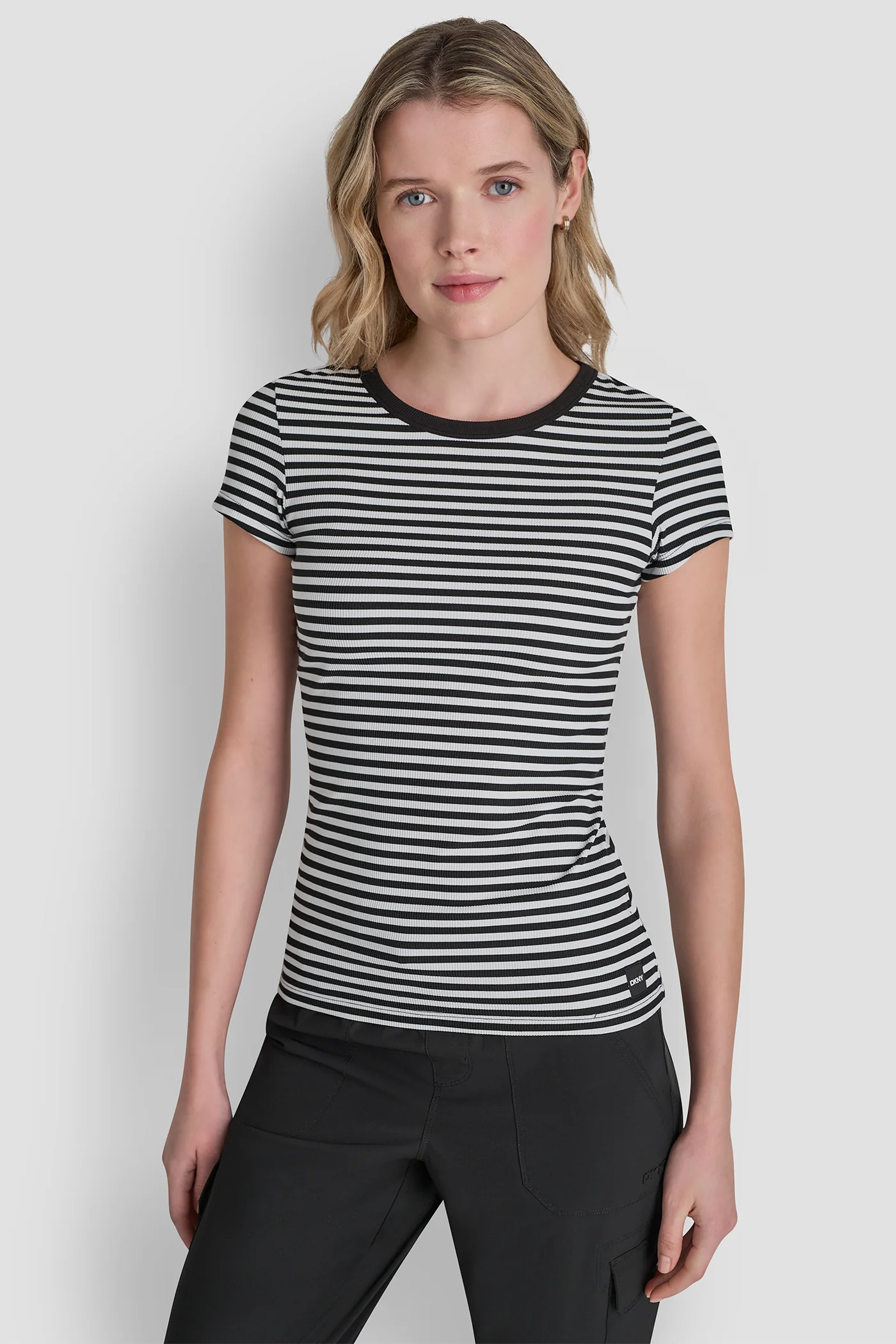 HUDSON RIB TEE WITH TONAL LOGO - Image 4