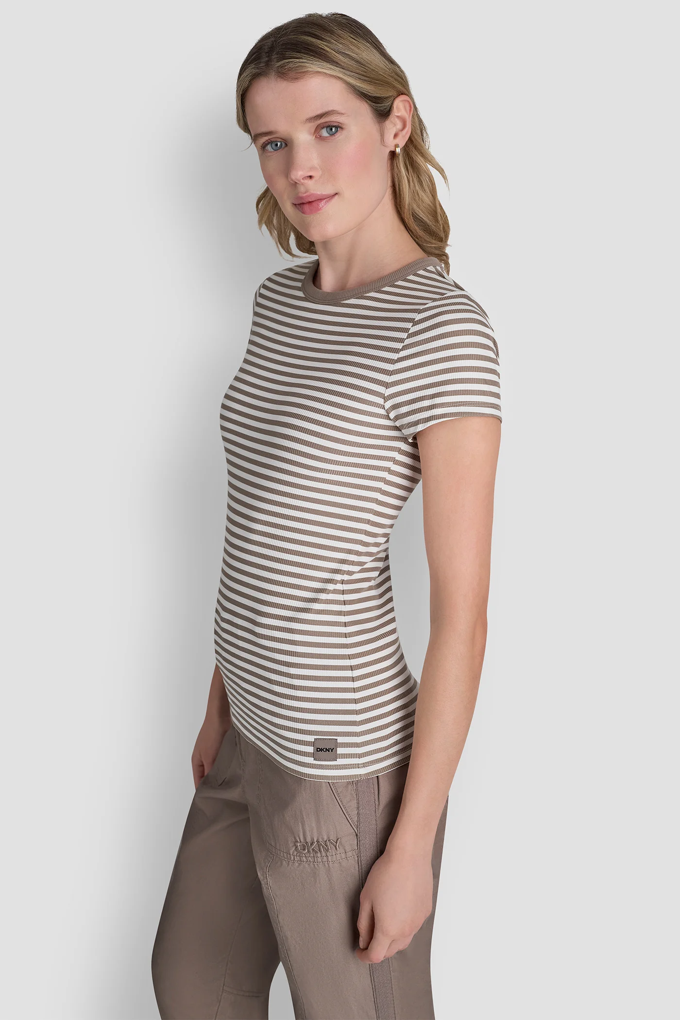 HUDSON RIB TEE WITH TONAL LOGO - Image 3