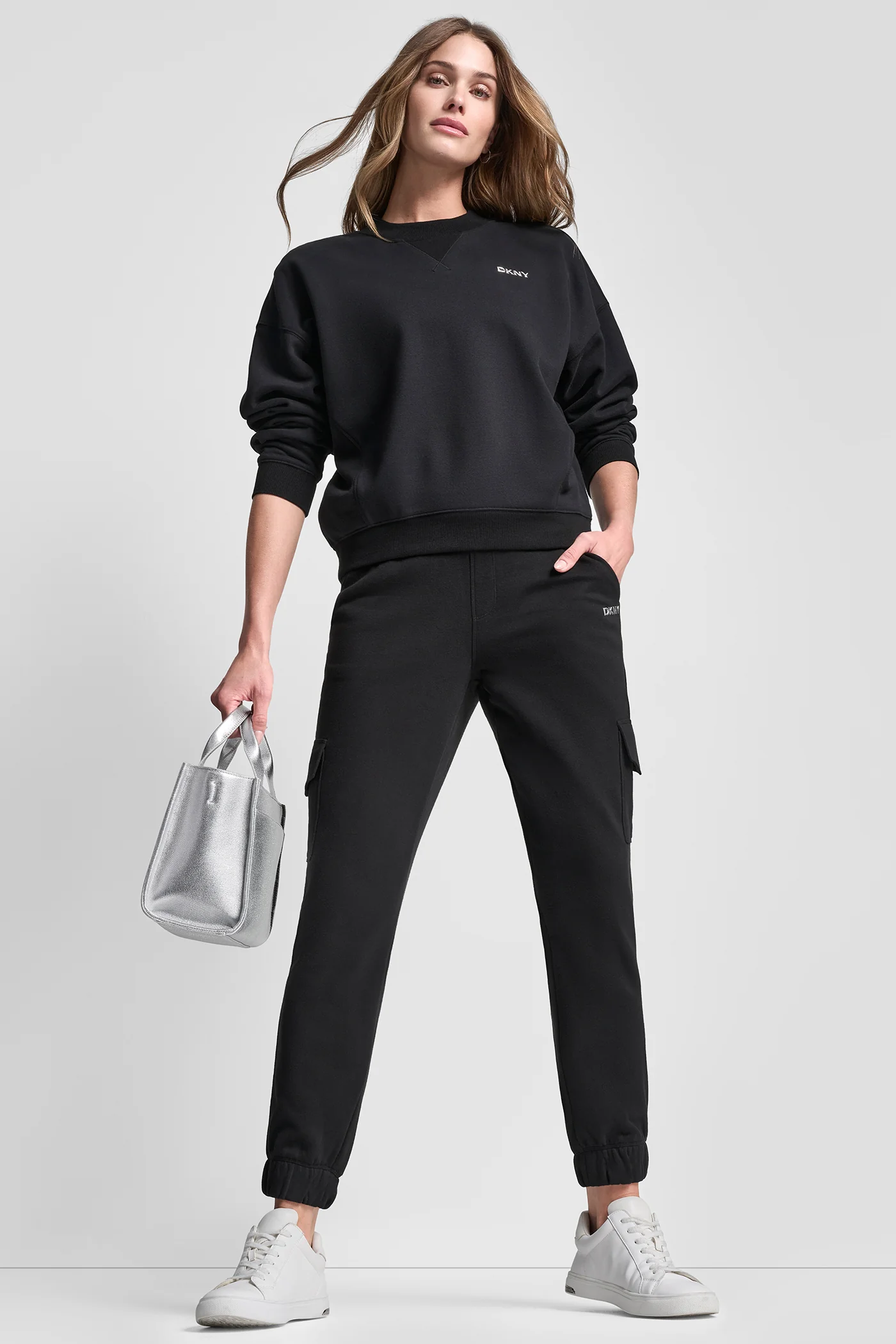 METALLIC BUBBLE LOGO FLEECE PULLOVER - Image 5