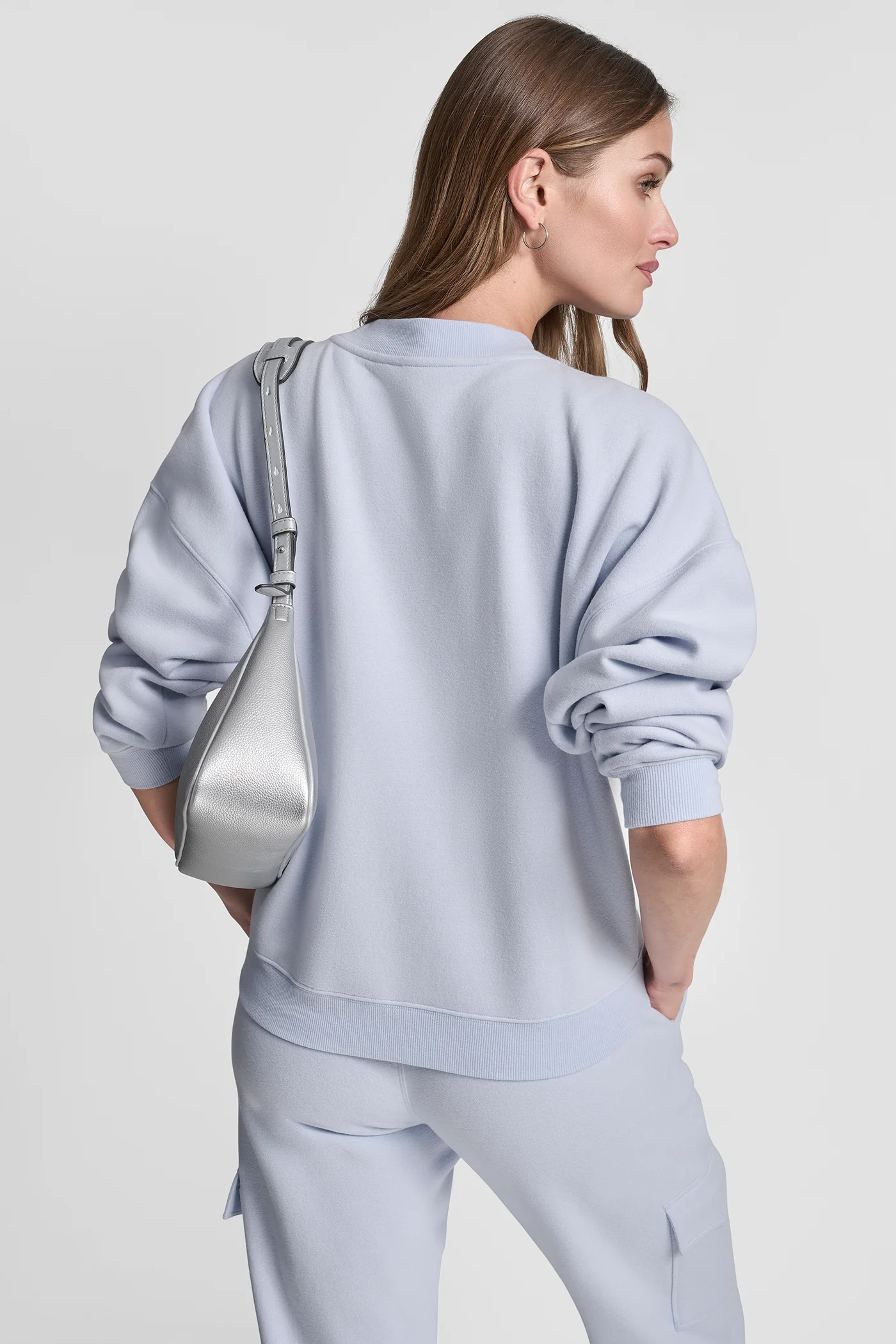 METALLIC BUBBLE LOGO FLEECE PULLOVER - Image 2
