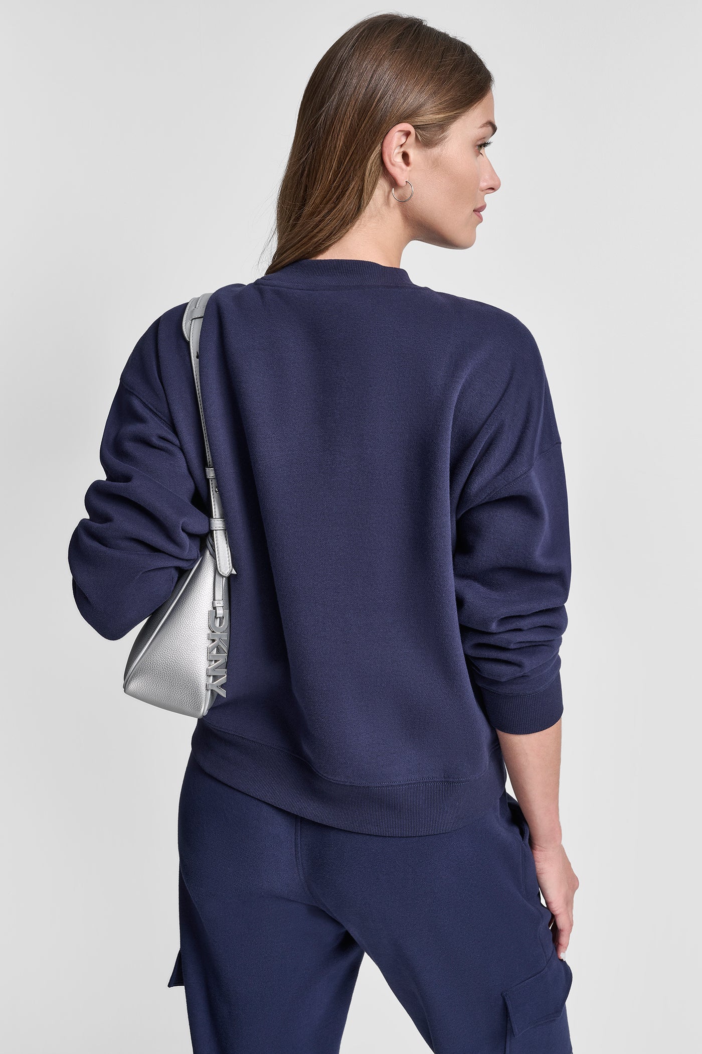 METALLIC BUBBLE LOGO FLEECE PULLOVER - Image 2