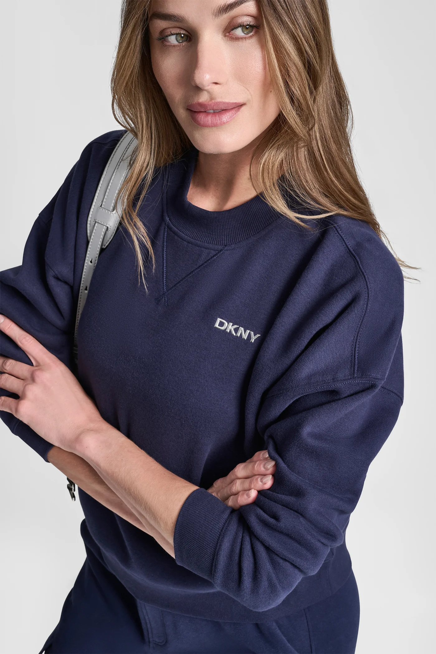 METALLIC BUBBLE LOGO FLEECE PULLOVER - Image 4