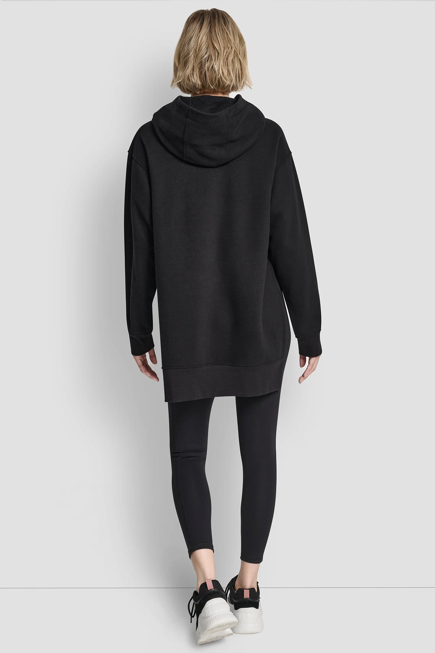 3D VARSITY LOGO OVERSIZED TUNIC HOODIE - Image 4