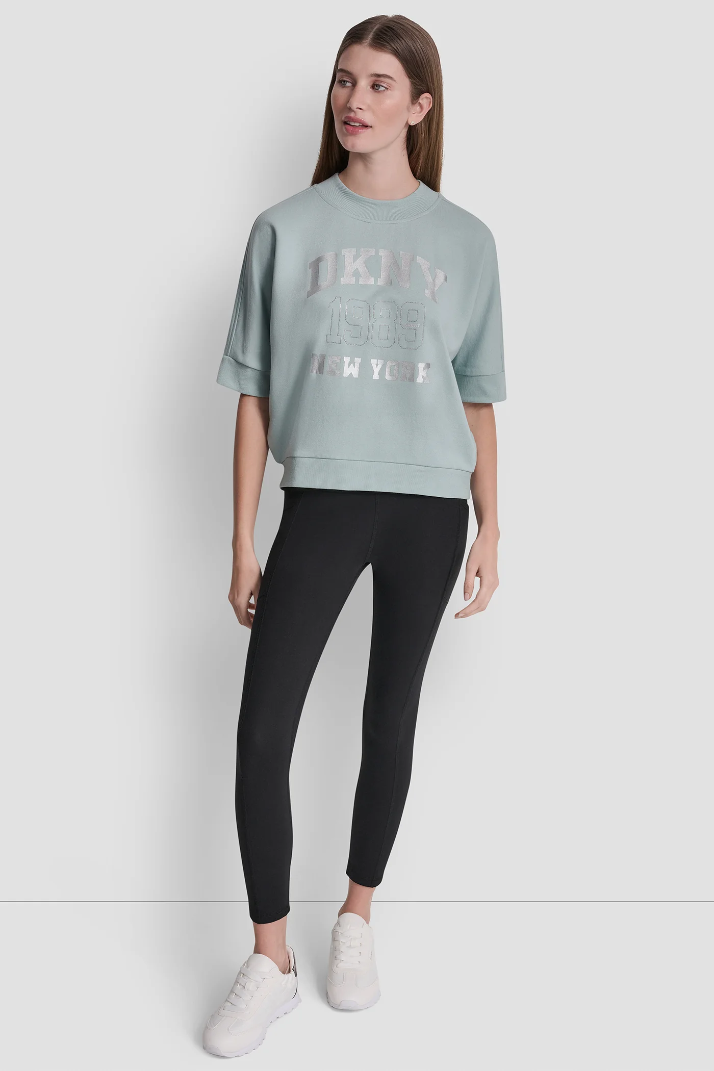 DKNY 1989 RHINESTUD LOGO PULLOVER - Image 4