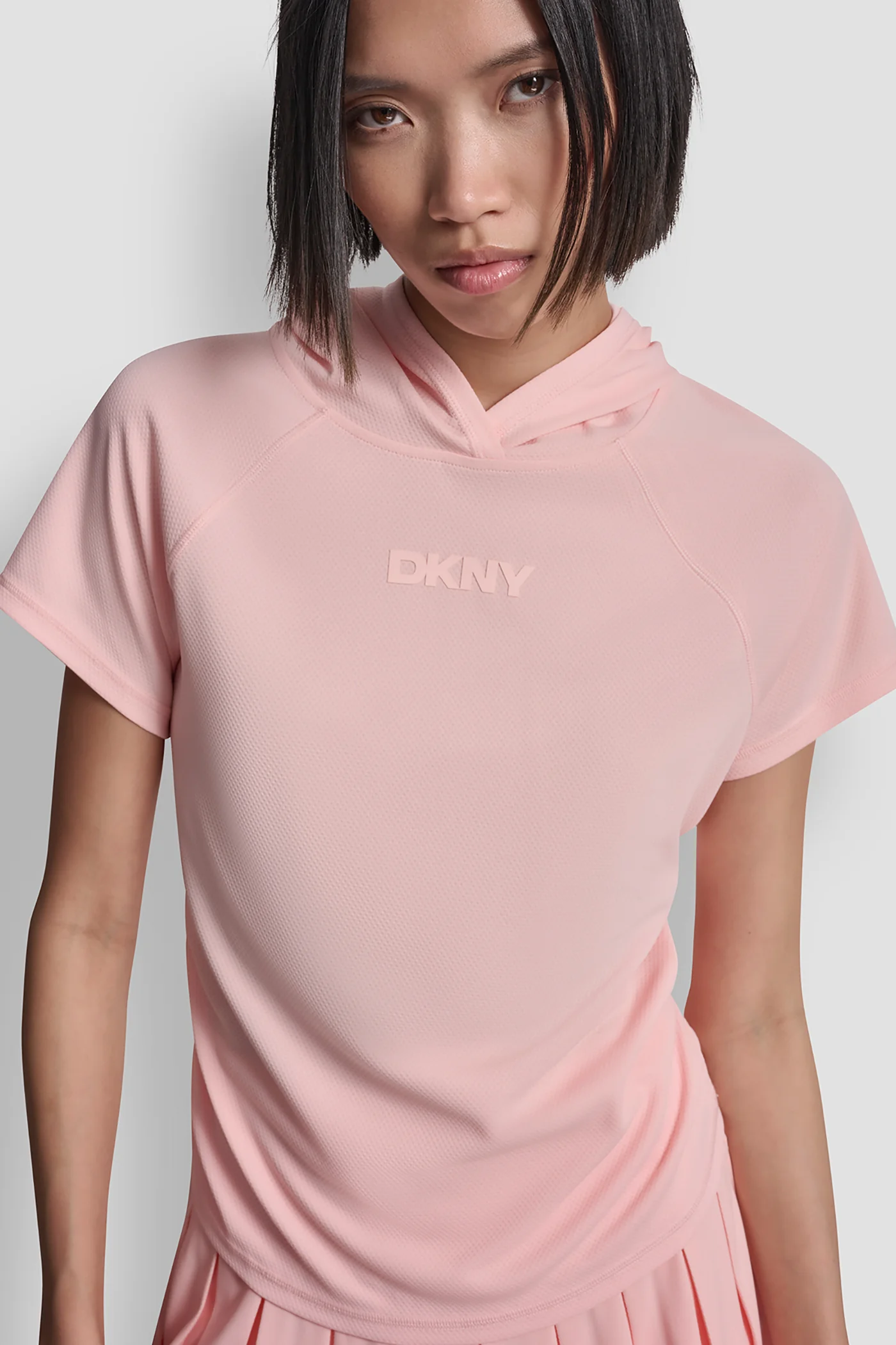 MESH HOODED LOGO TEE - Image 6