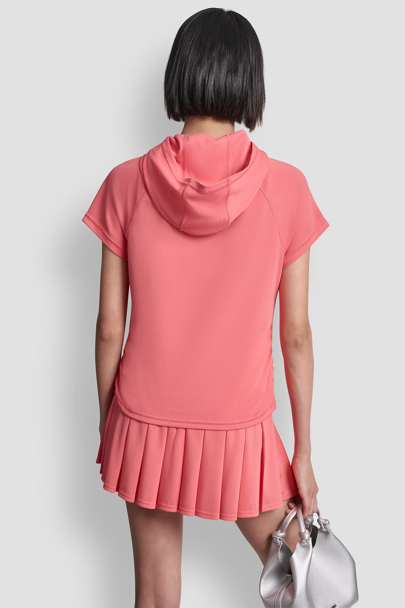 MESH HOODED LOGO TEE - Image 2