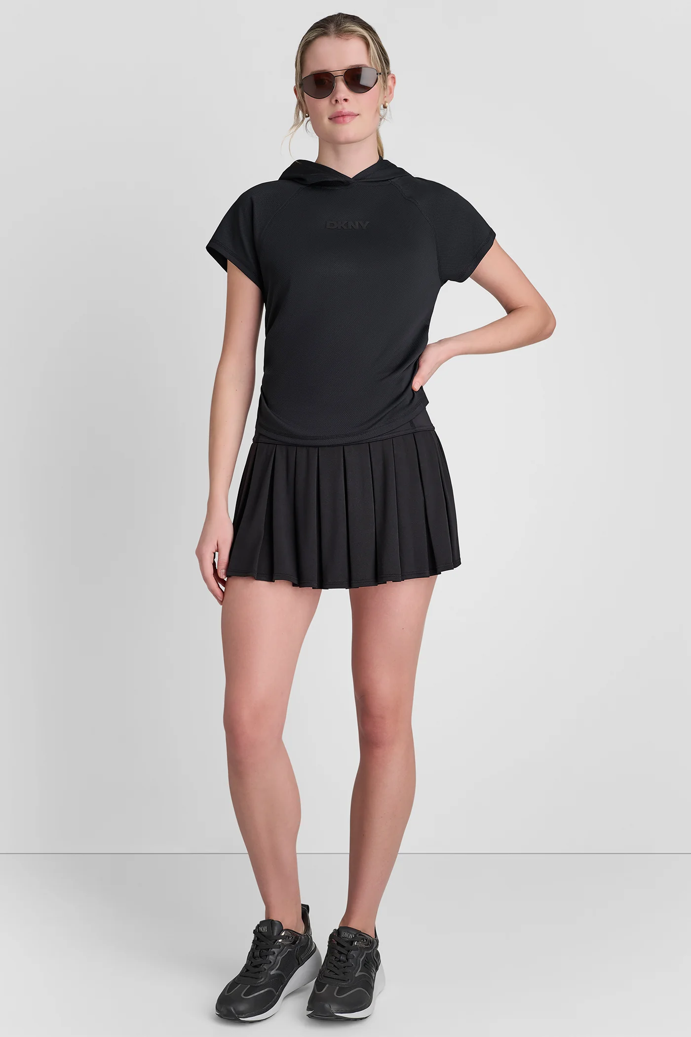 MESH HOODED LOGO TEE - Image 4