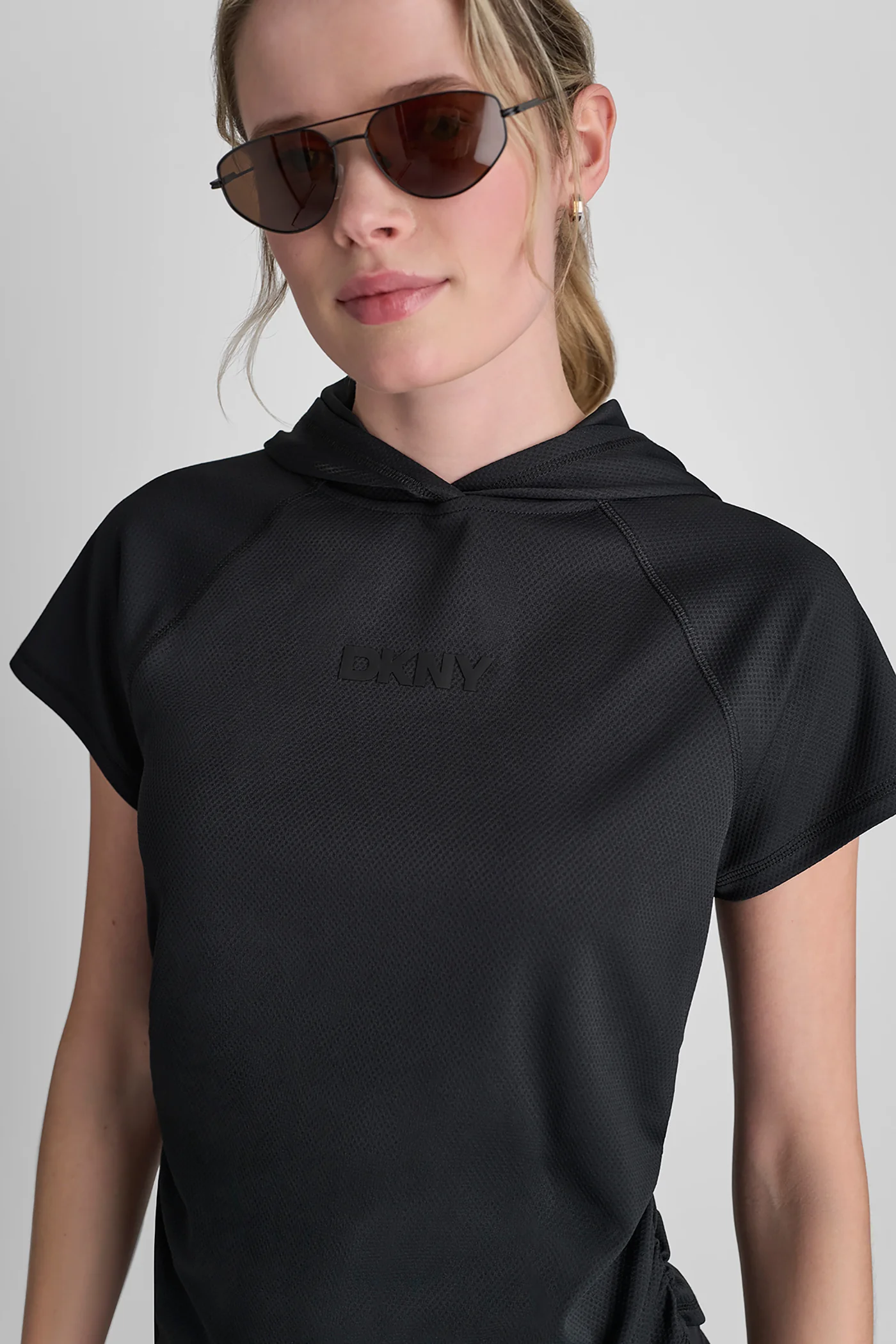 MESH HOODED LOGO TEE - Image 5