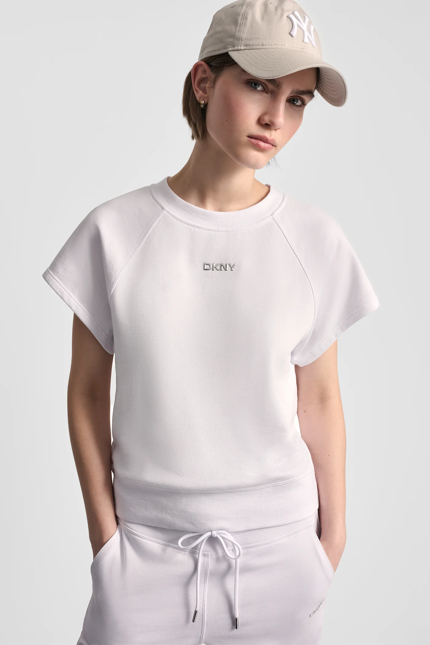 METALLIC BUBBLE LOGO SHORT SLEEVE PULLOVER