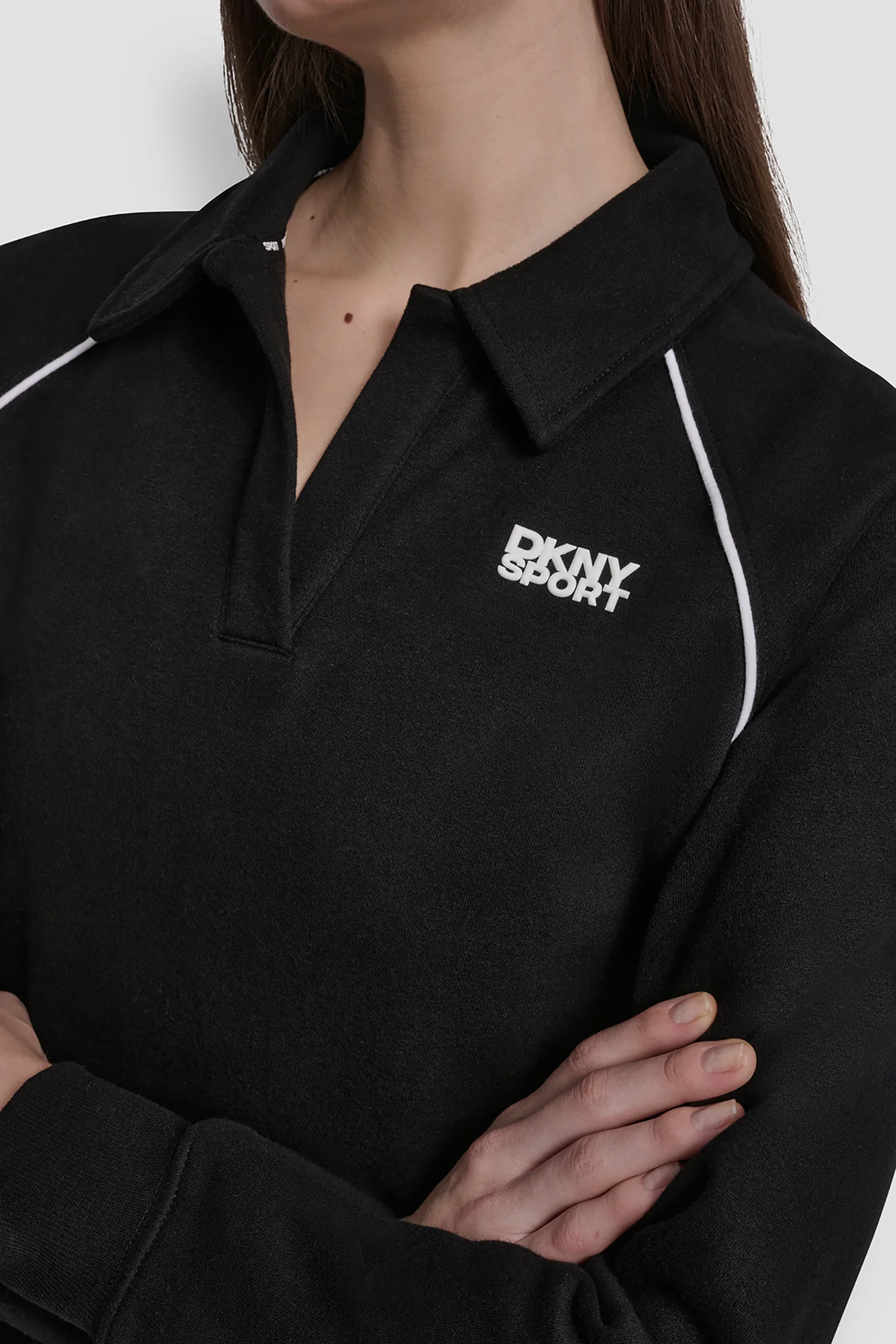 PIPED LOGO POLO SWEATSHIRT - Image 4