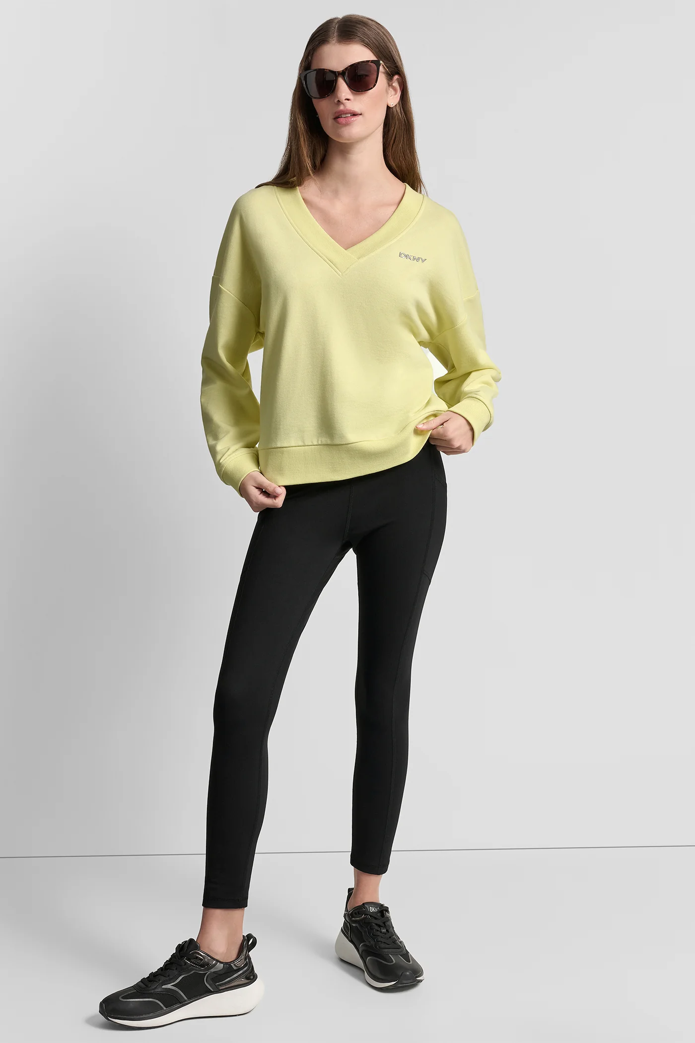 METALLIC BUBBLE LOGO V-NECK PULLOVER - Image 4