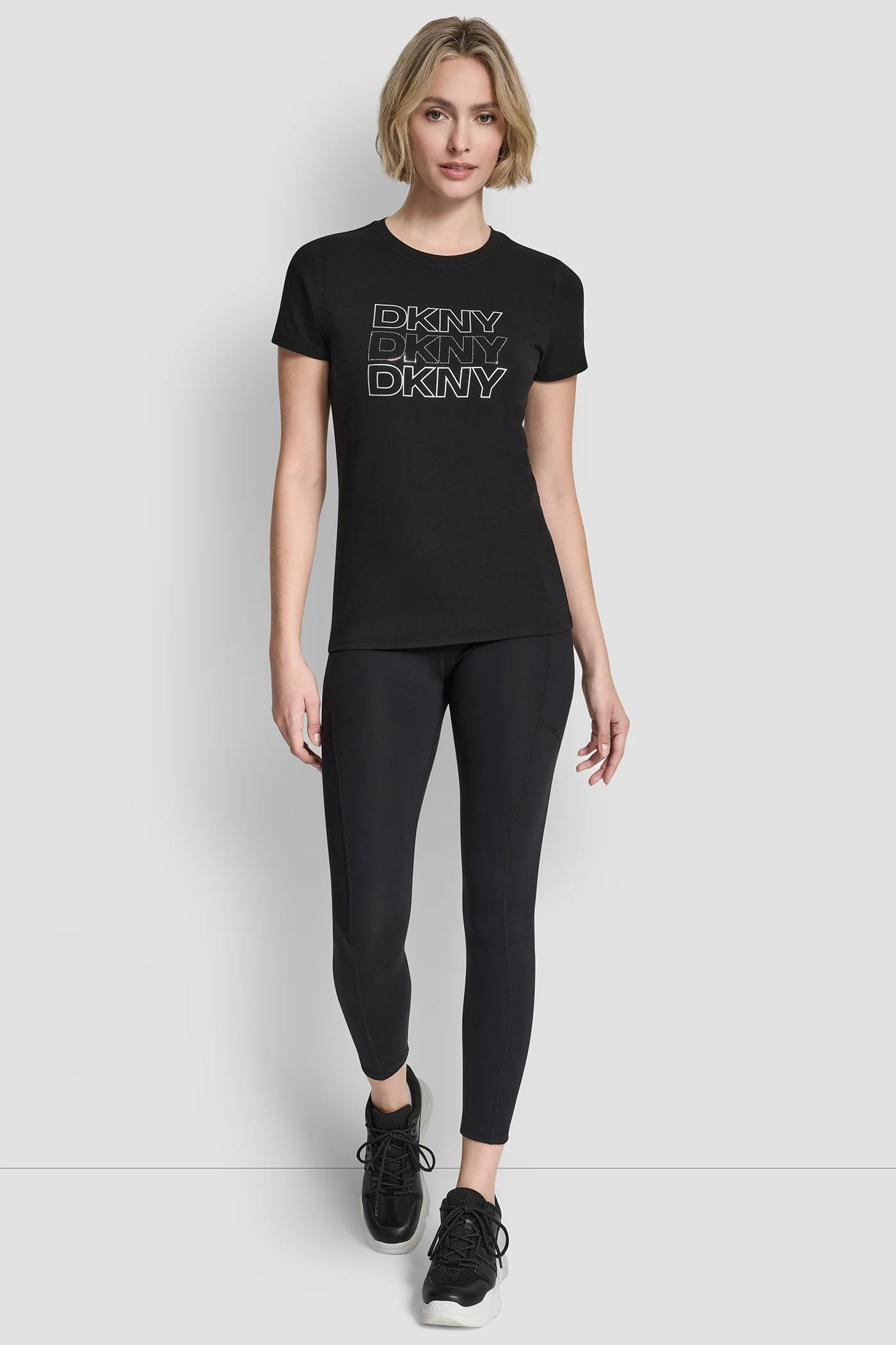 TRIPLE RHINESTONE FOIL LOGO TEE - Image 6